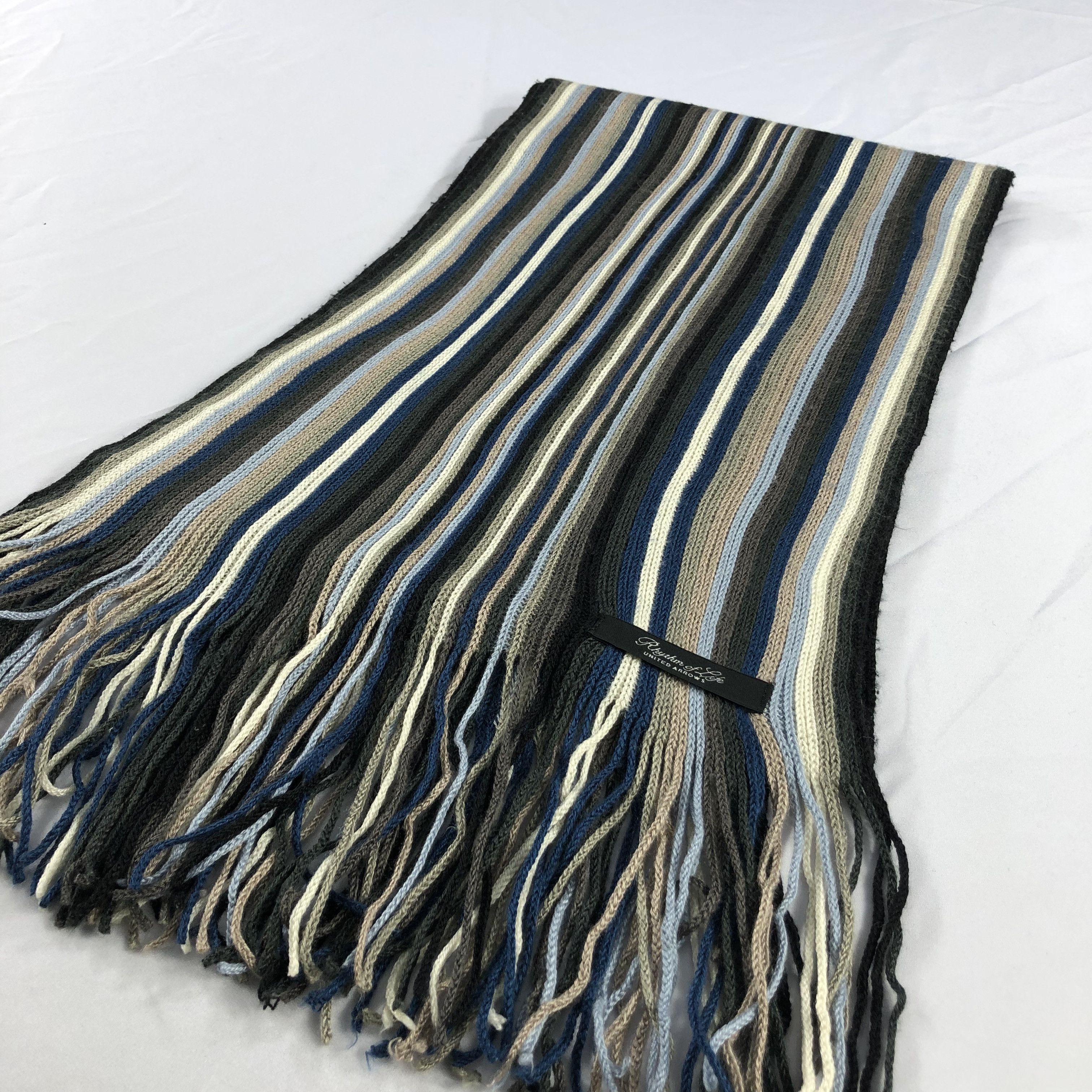 United Arrows Rhythm of Life United Arrows Wool Scarf Muffler V1008 Size ONE SIZE - 3 Thumbnail
