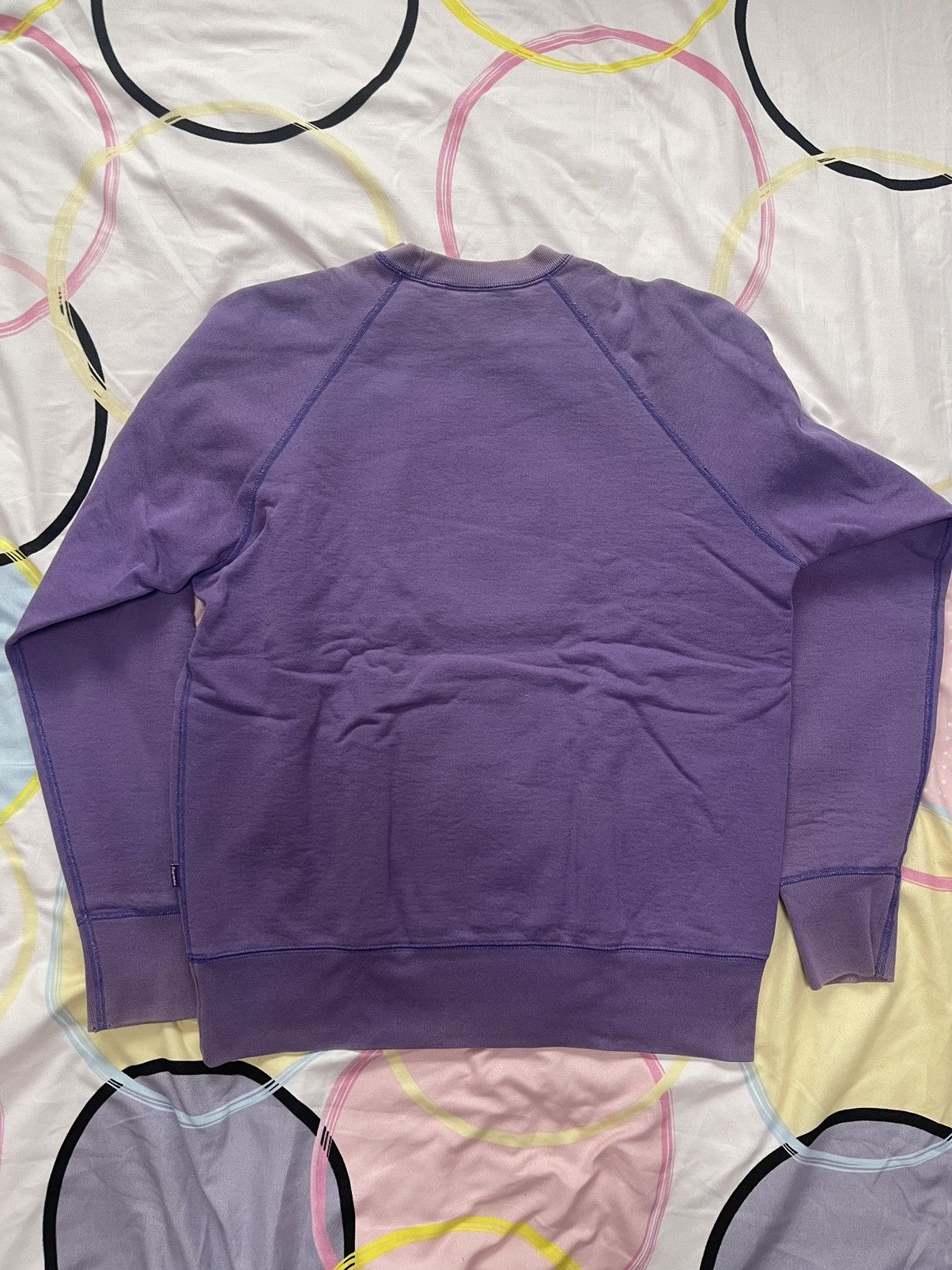 Supreme Supreme 2005 teal on purple box logo crewneck Size US M / EU 48-50 / 2 - 2 Thumbnail
