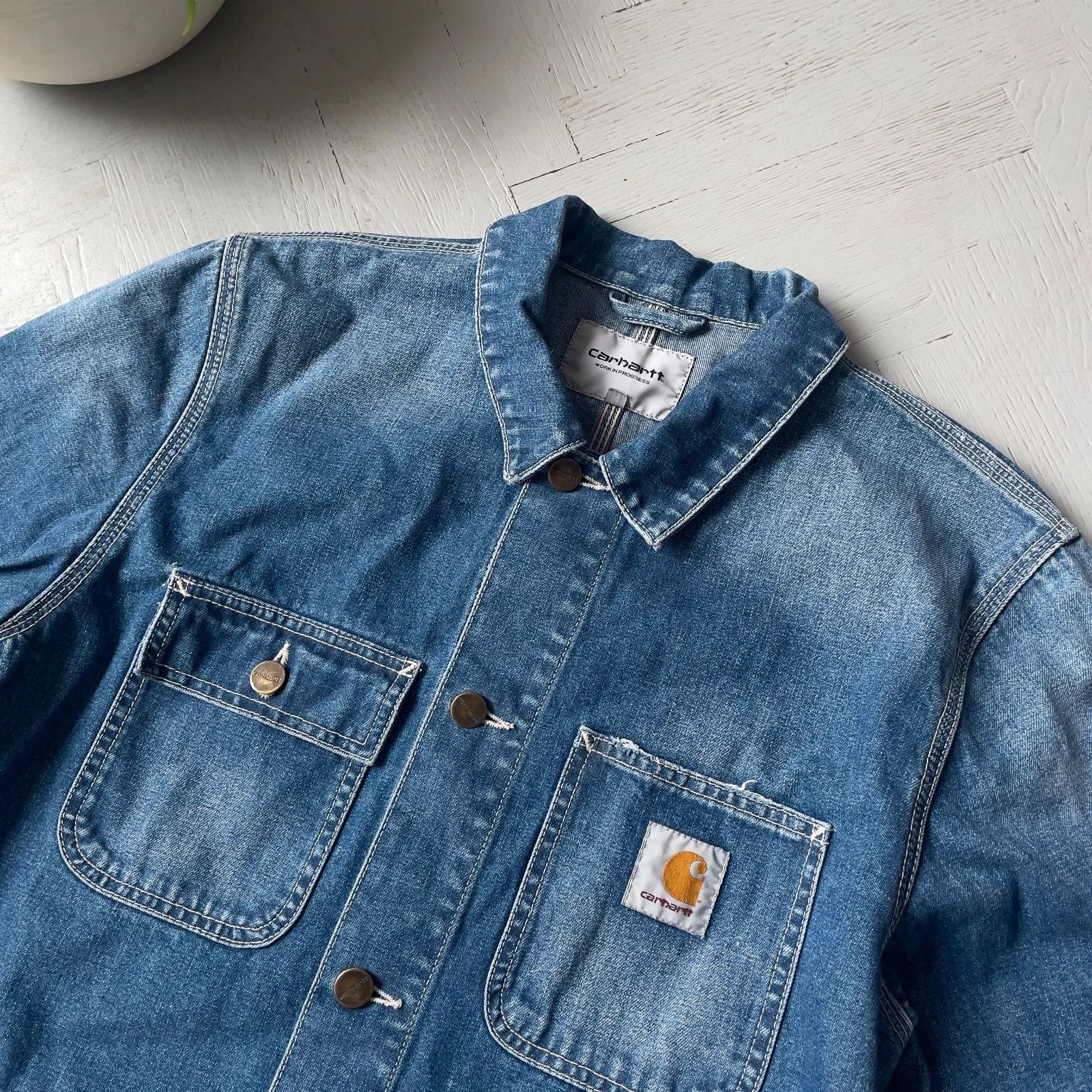 Carhartt Carhartt WIP Michigan Denim Jacket Chore Coat Size US M / EU 48-50 / 2 - 4 Thumbnail