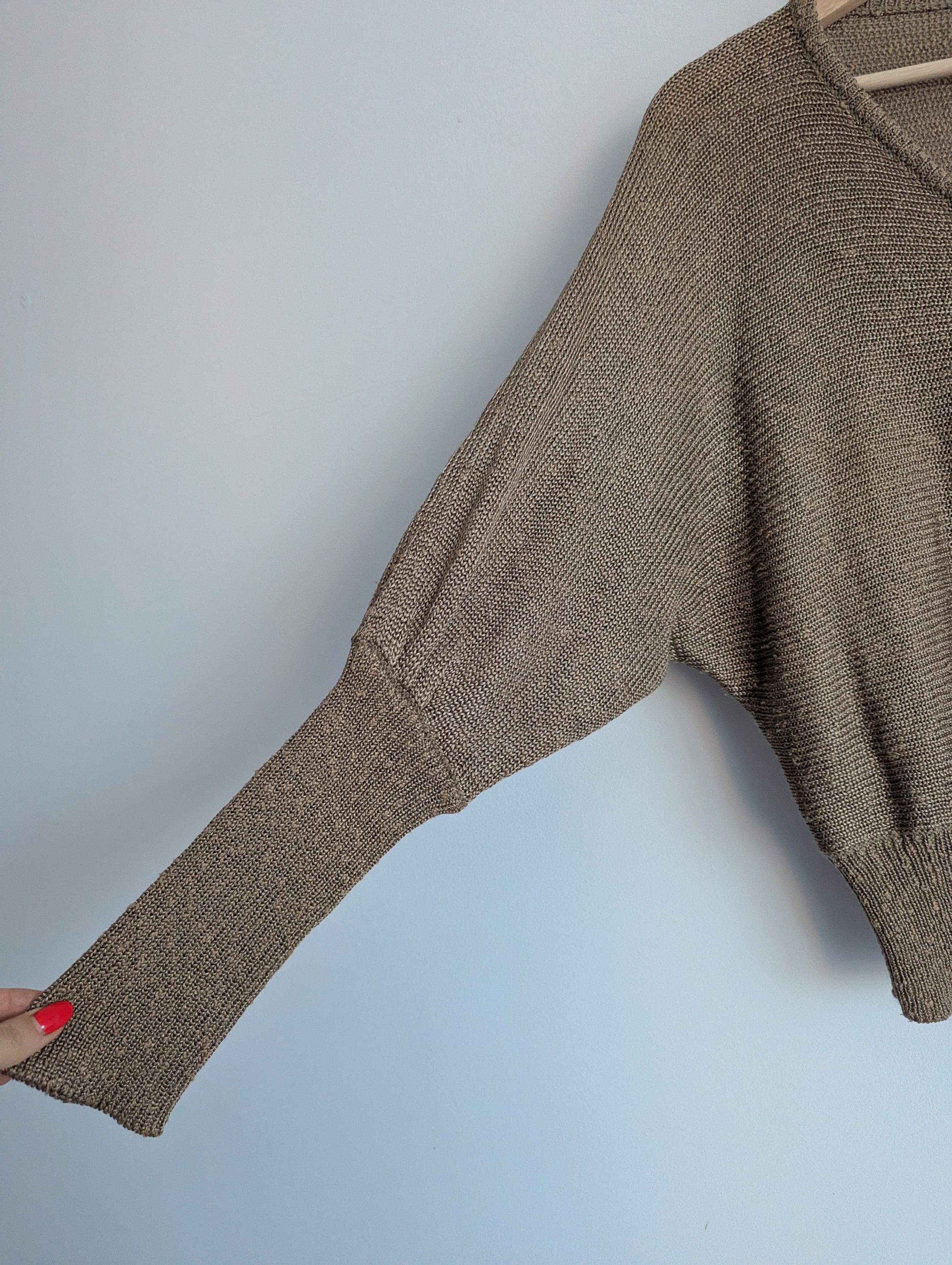Embellished Knit Sweater Sequins Angora Golden