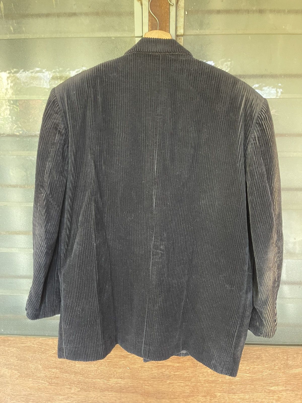 Comme des Garcons Homme Vintage Comme Des Garcons AD1990 Corduroy Faded Arms Jacket Size US M / EU 48-50 / 2 - 4 Thumbnail