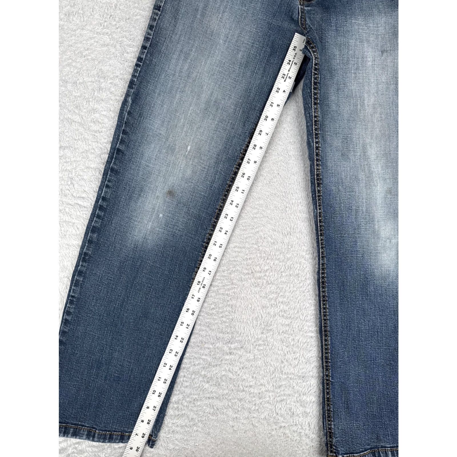 Vintage Urbanstar Jeans Womens 28 Blue Medium Wash Mid Rise Straight 28x28.5 5-Pocket Denim Size 28" / US 6 / IT 42 - 7 Thumbnail