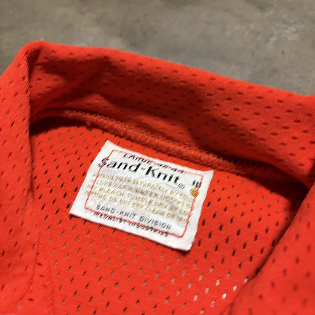 Vintage Vintage Mesh Polo Shirt Quarter Zip Shirt Sand Knit 70s 80s Size US L / EU 52-54 / 3 - 8 Thumbnail