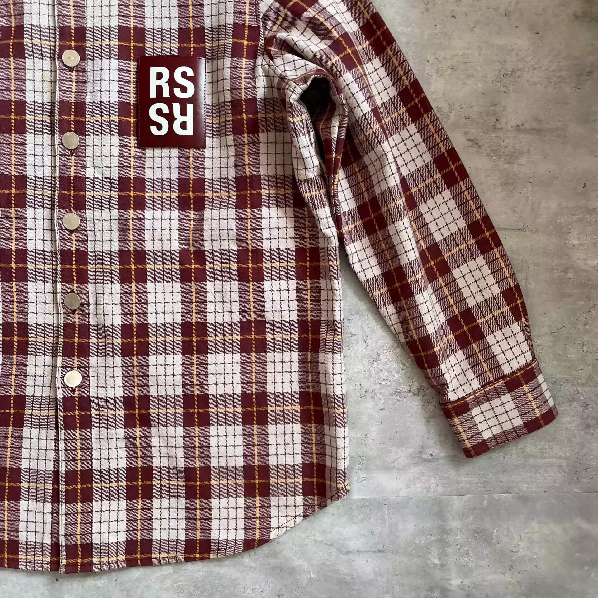 Raf Simons Raf Simons 18ss plaid leather shirt jacket-2505 Size US L / EU 52-54 / 3 - 5 Thumbnail
