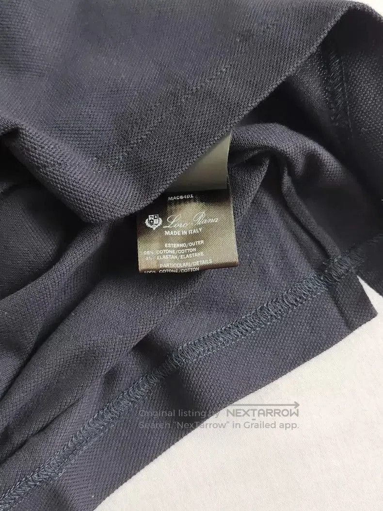 Loro Piana Loro Piana Men's Short Sleeve Polo. Size US XL / EU 56 / 4 - 5 Thumbnail