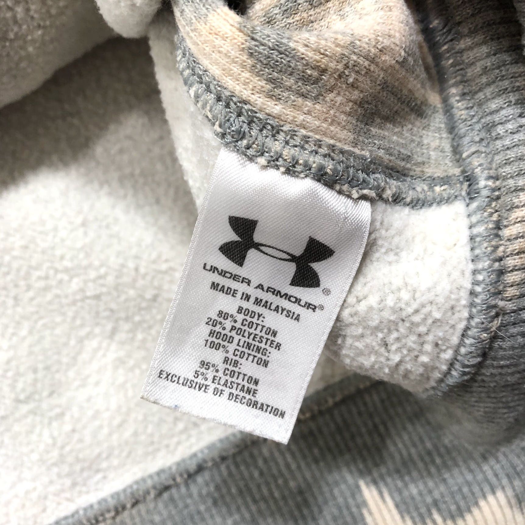 Under Armour Under Armour Hoodie Sweatshirt Womens M Gray Acid Wash Tie Dye Pullover Hooded Pockets Cross Training Gym & Training Logo Style Activewear 90s? Size M / US 6-8 / IT 42-44 - 6 Thumbnail