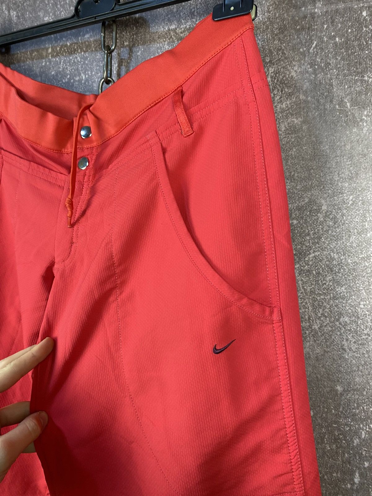 Nike × Vintage Nike Nylon Drill Track Pants Swoosh Y2K Rap TN Size 30" / US 8 / IT 44 - 7 Thumbnail