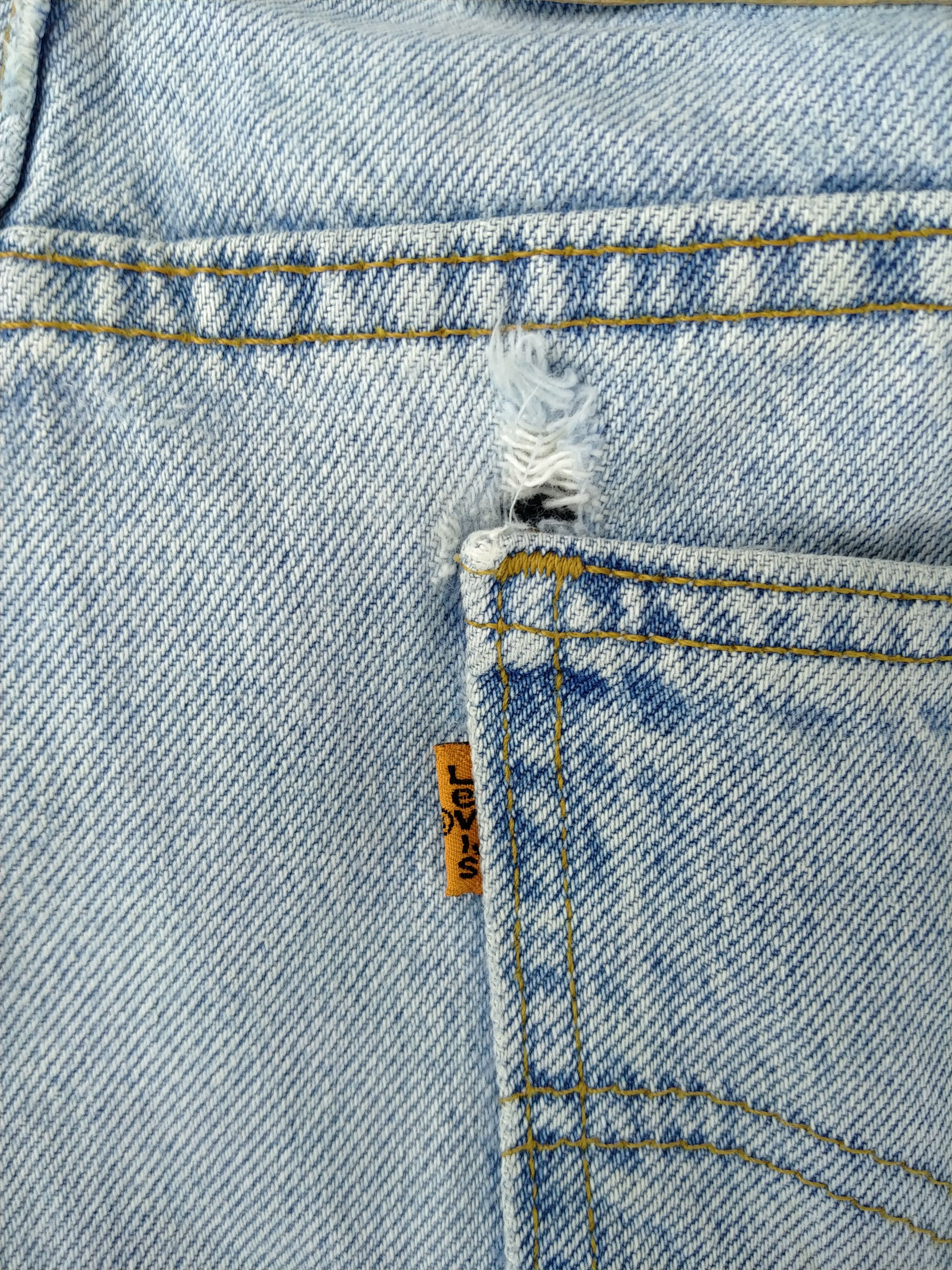 Levi's Light Wash Vintage Levi's 550 Orange Tab Denim -JN485 Size US 37 - 12 Thumbnail