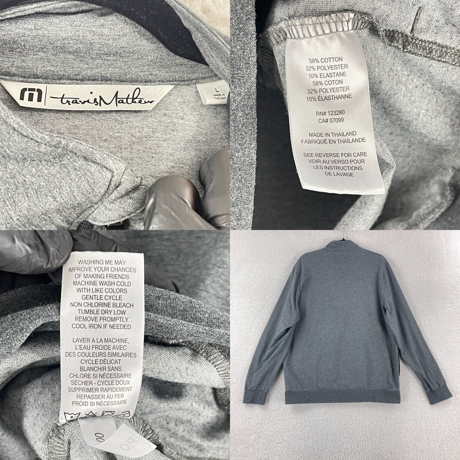 TravisMathew **Travis Mathew Gray 1/4 Zip Sweater Mens Long Sleeve Size Large** User: Travis Mathew Gray 1/4 Zip Sweater Mens Long Sleeve Size Large Size US L / EU 52-54 / 3 - 8 Thumbnail