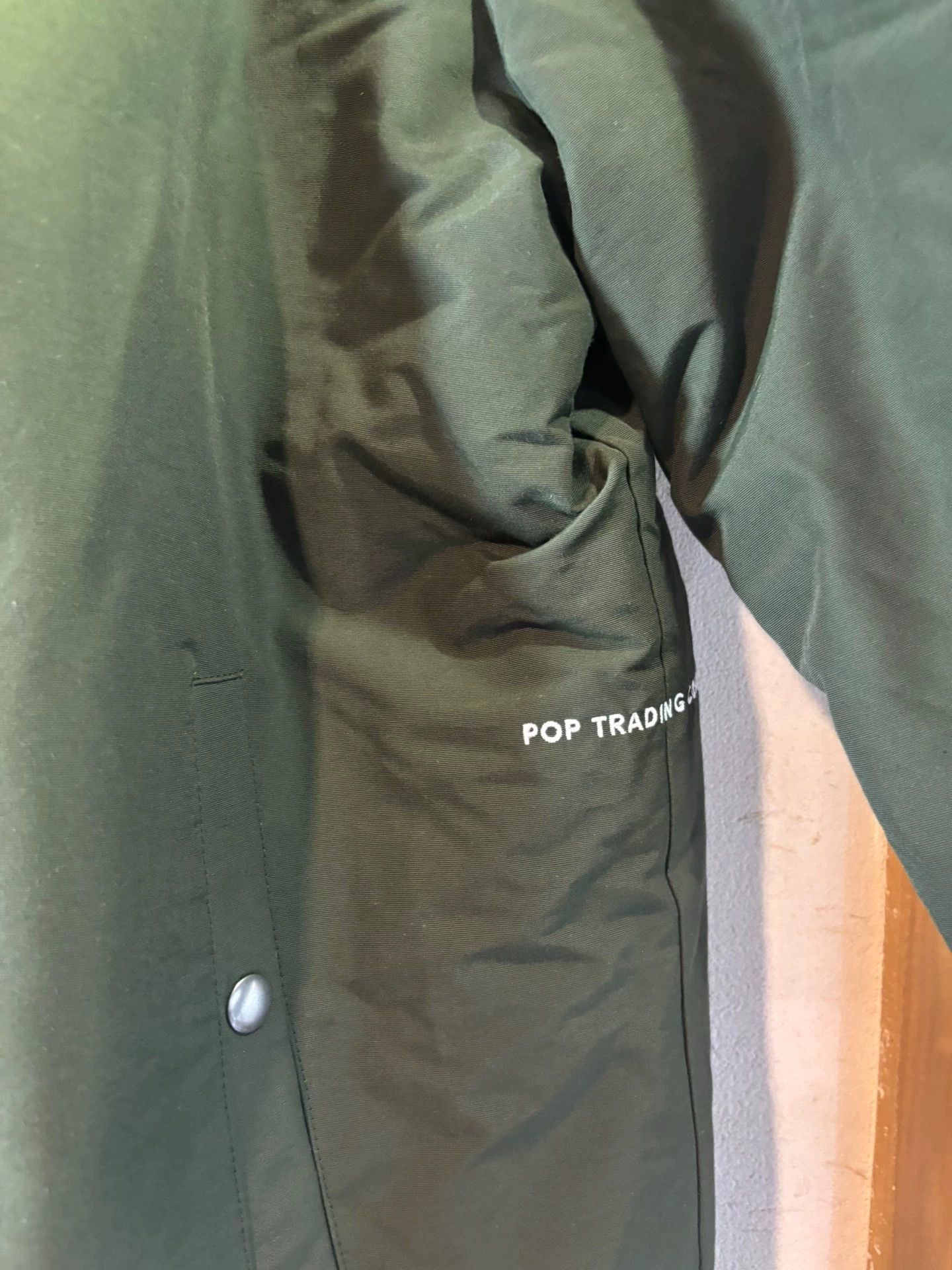 Pop Trading Company pop trading co. removable fur collar cotton parka xl Size XL / US 12-14 / IT 48-50 - 6 Thumbnail
