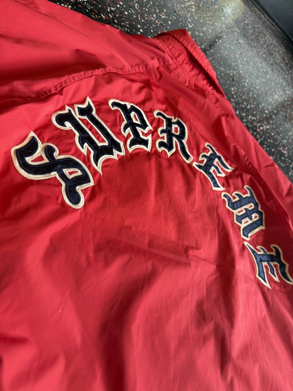 Supreme Supreme Old English Arc Jacket Size US L / EU 52-54 / 3 - 3 Thumbnail