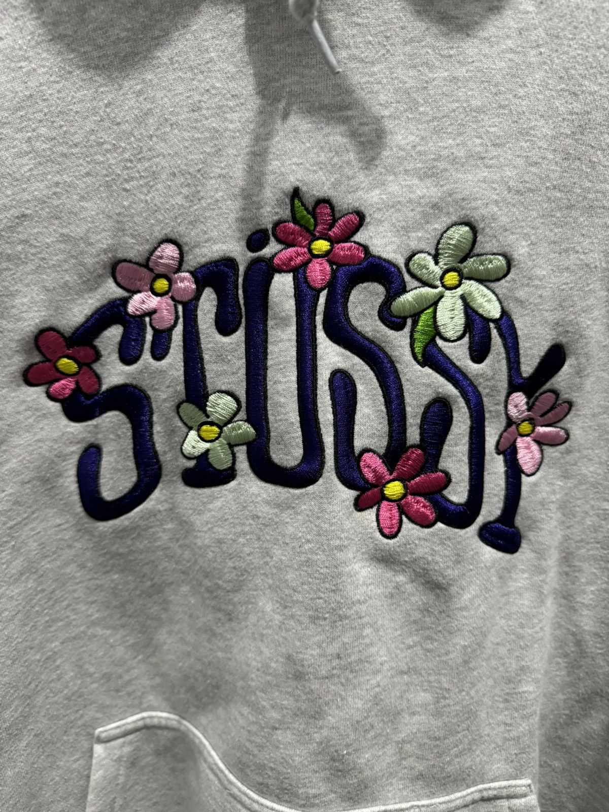 Stussy Stussy collegiate floral hoodie | Grailed