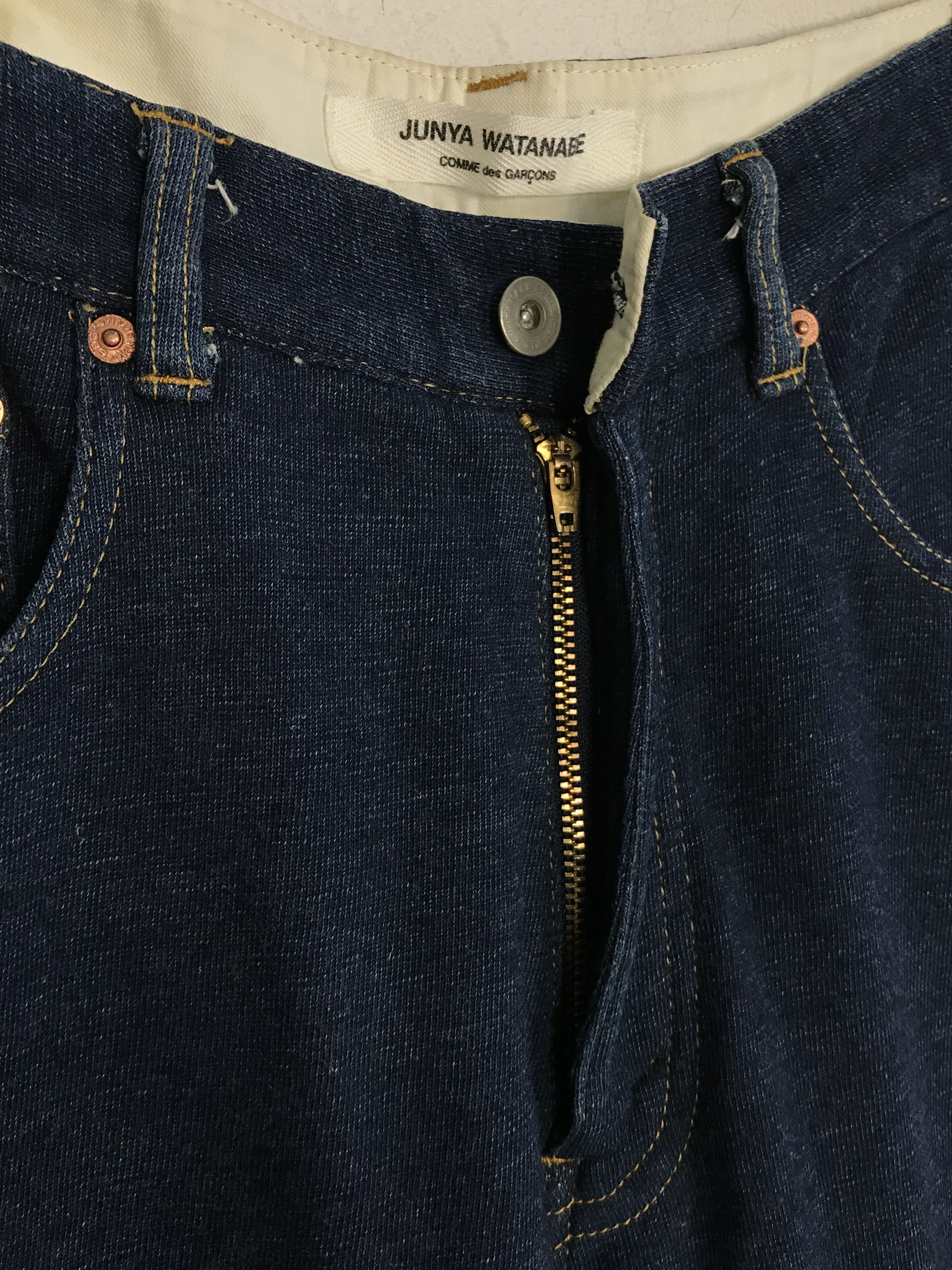 Comme des Garcons Comme des Garcons Junya Watanabe Zipper Denim Jeans Size US 31 - 8 Thumbnail