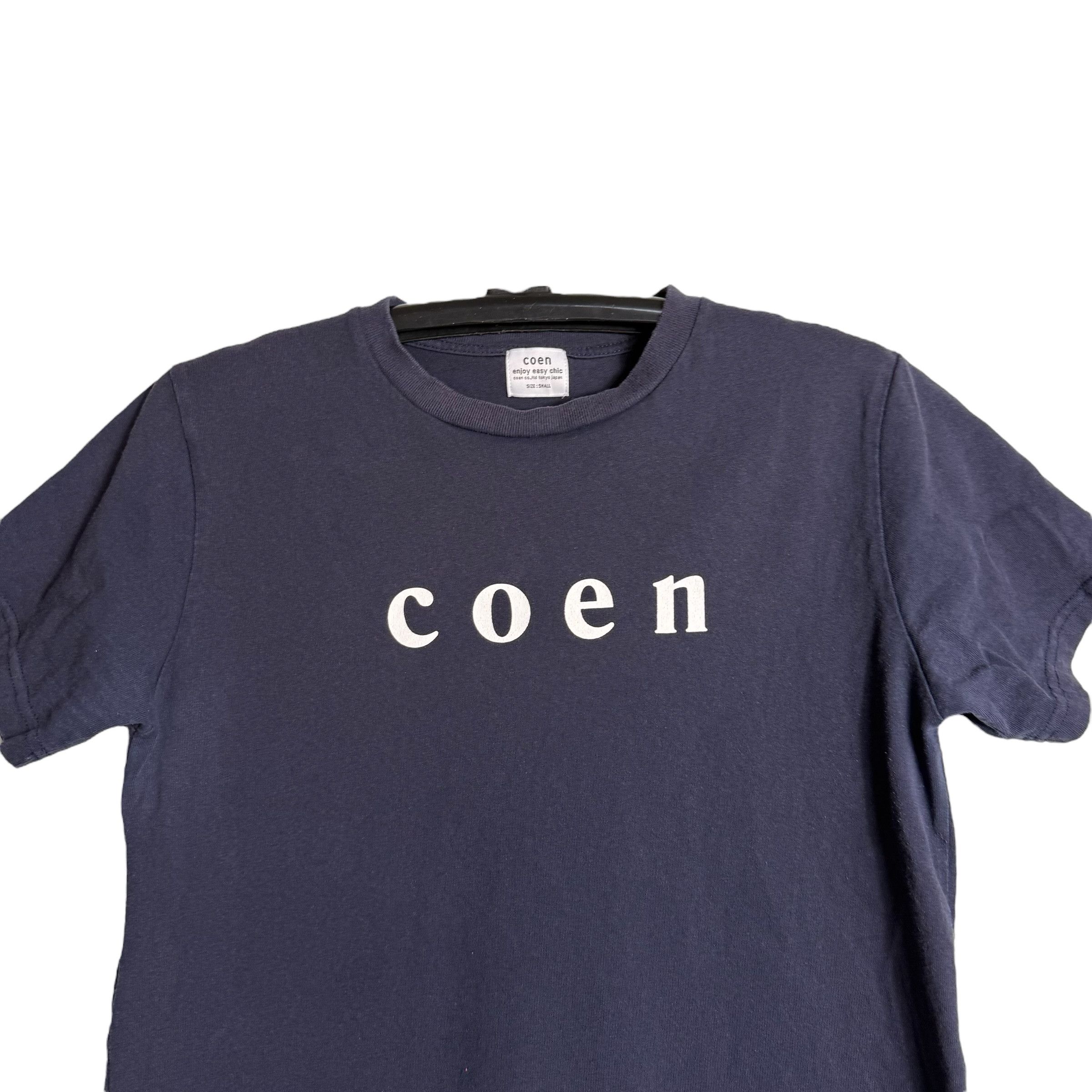 Japanese Brand 🔥RARE🔥Coen Japan Spell Out T-shirt Size US S / EU 44-46 / 1 - 2 Thumbnail