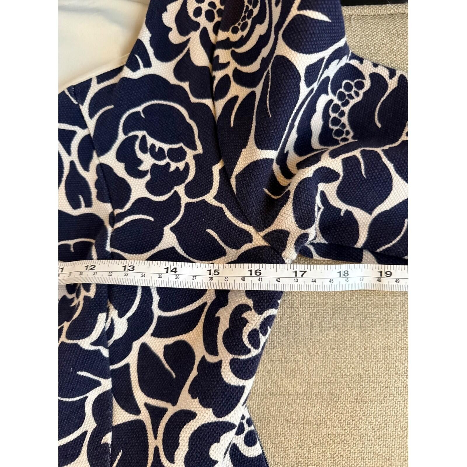 Boden Boden Navy Blue Floral Fit & Flare Dress Short Sleeve Size 8 Size M / US 6-8 / IT 42-44 - 9 Thumbnail