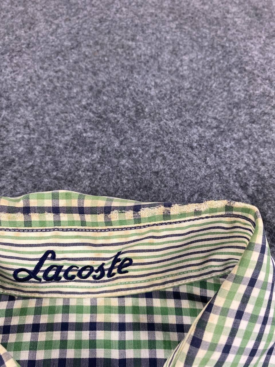 Lacoste lacoste checkered shirt very nice design Size US XL / EU 56 / 4 - 4 Thumbnail