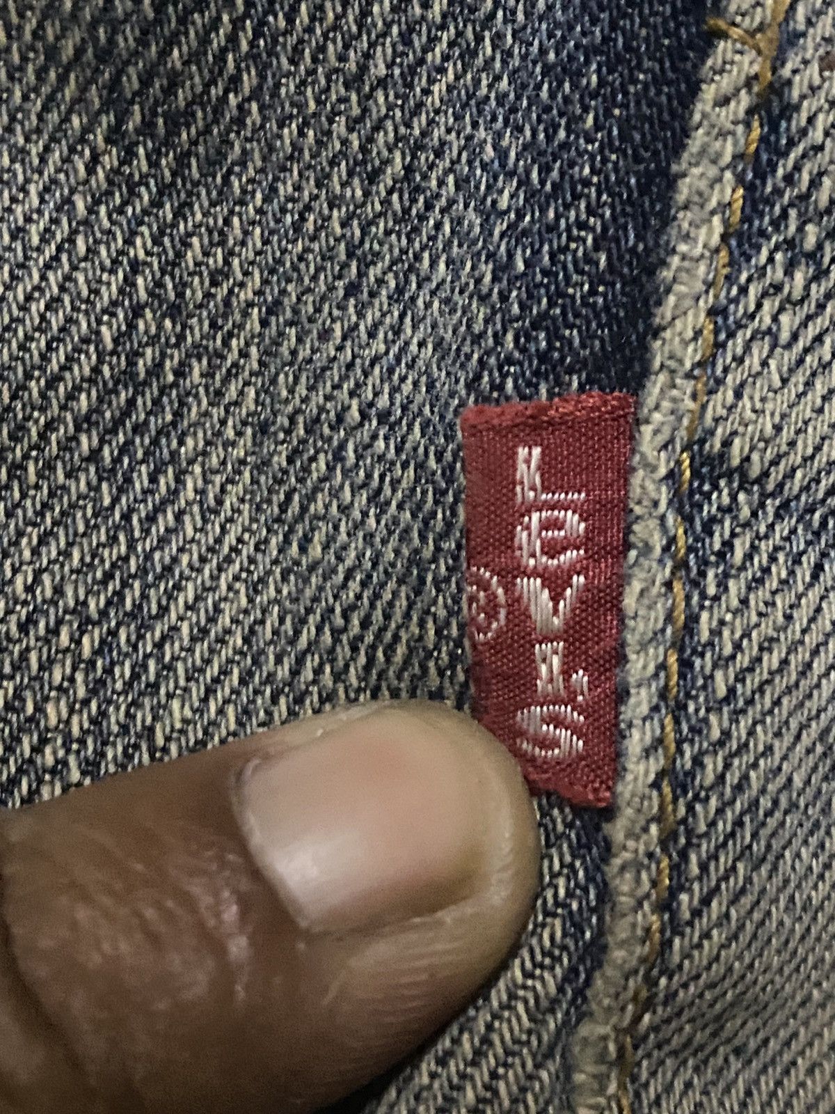 Levi's Vintage Levis 505 Mud Wash Distressed Skinny Jeans Size US 30 / EU 46 - 10 Thumbnail
