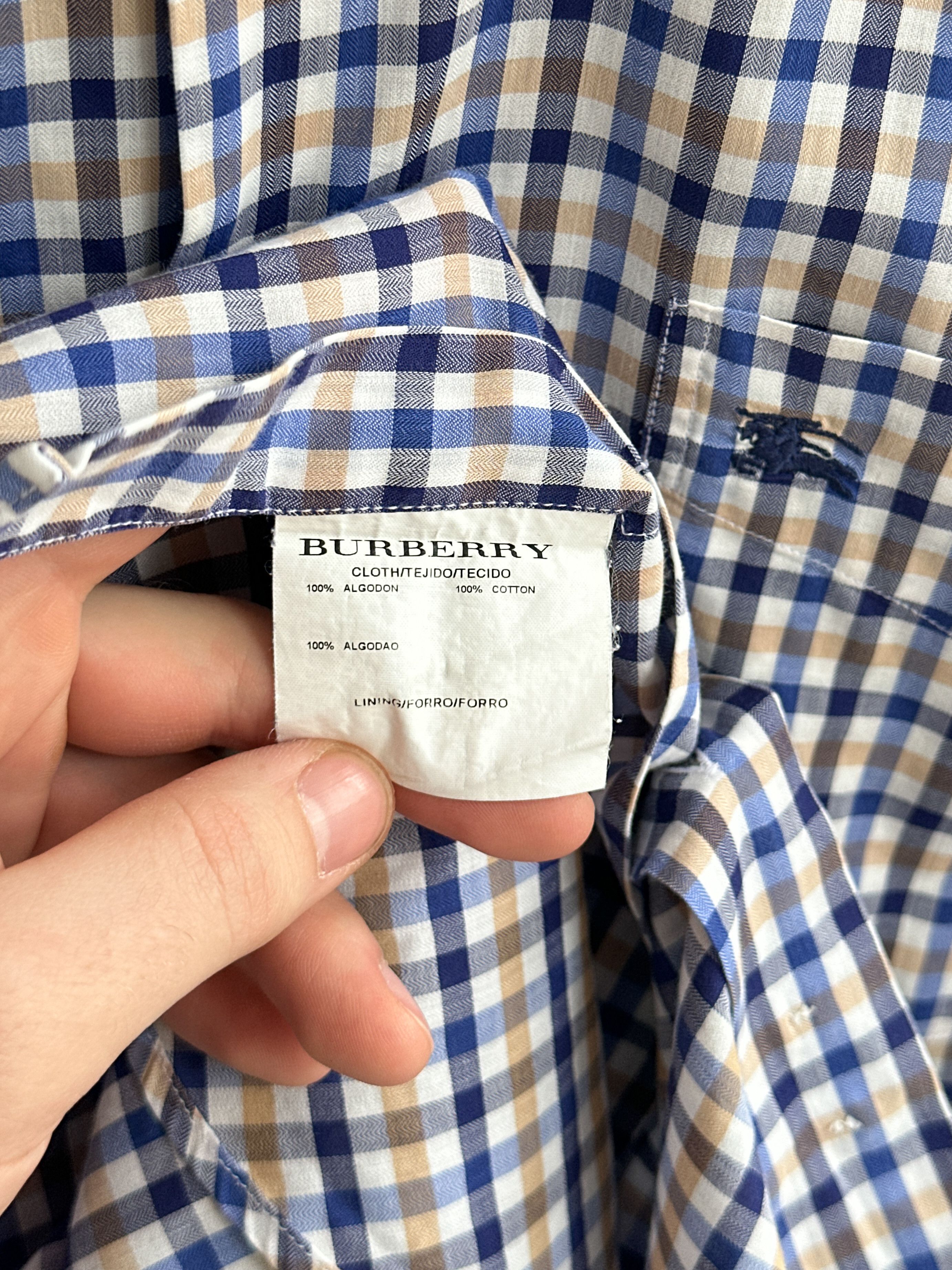 Burberry Burberry Check Button Up Shirt Size US M / EU 48-50 / 2 - 8 Thumbnail