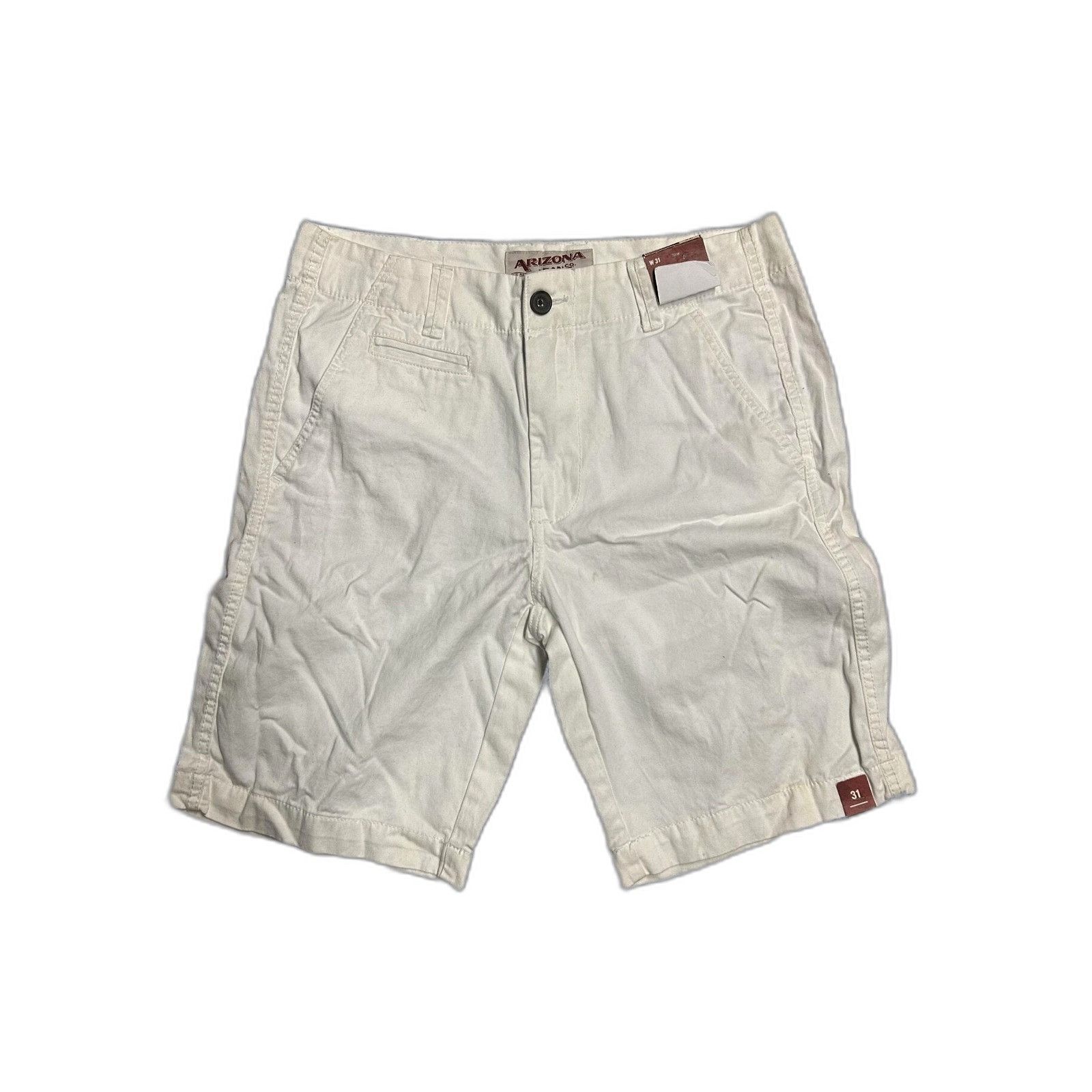 Arizona Jean Co. Arizona Jenas Co Classic Fit Board Shorts NWT White Mens 31 Size US 31 - 1 Thumbnail