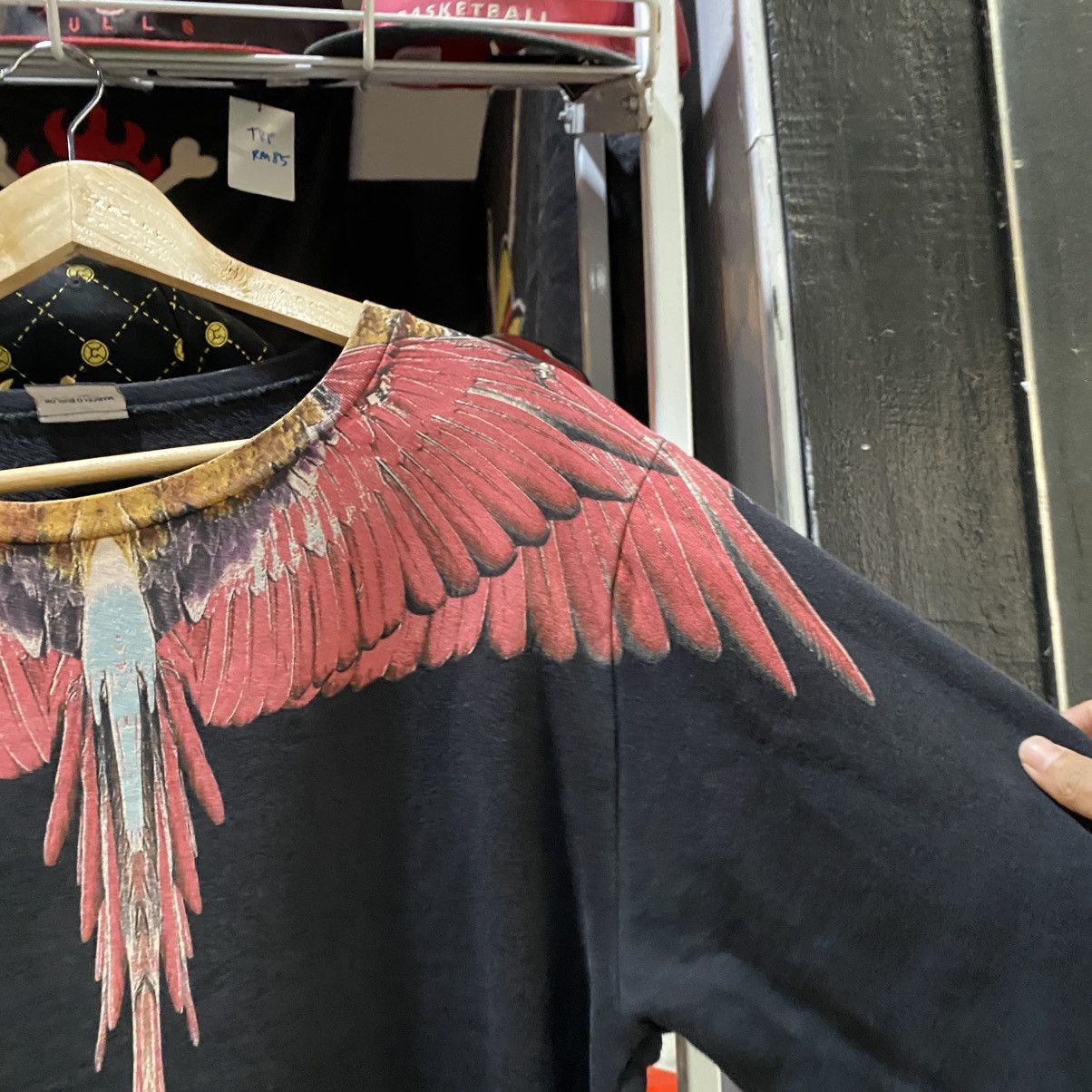 Marcelo Burlon Vintage Marcelo Burlon Wing Print Sweatshirt Size US S / EU 44-46 / 1 - 9 Thumbnail