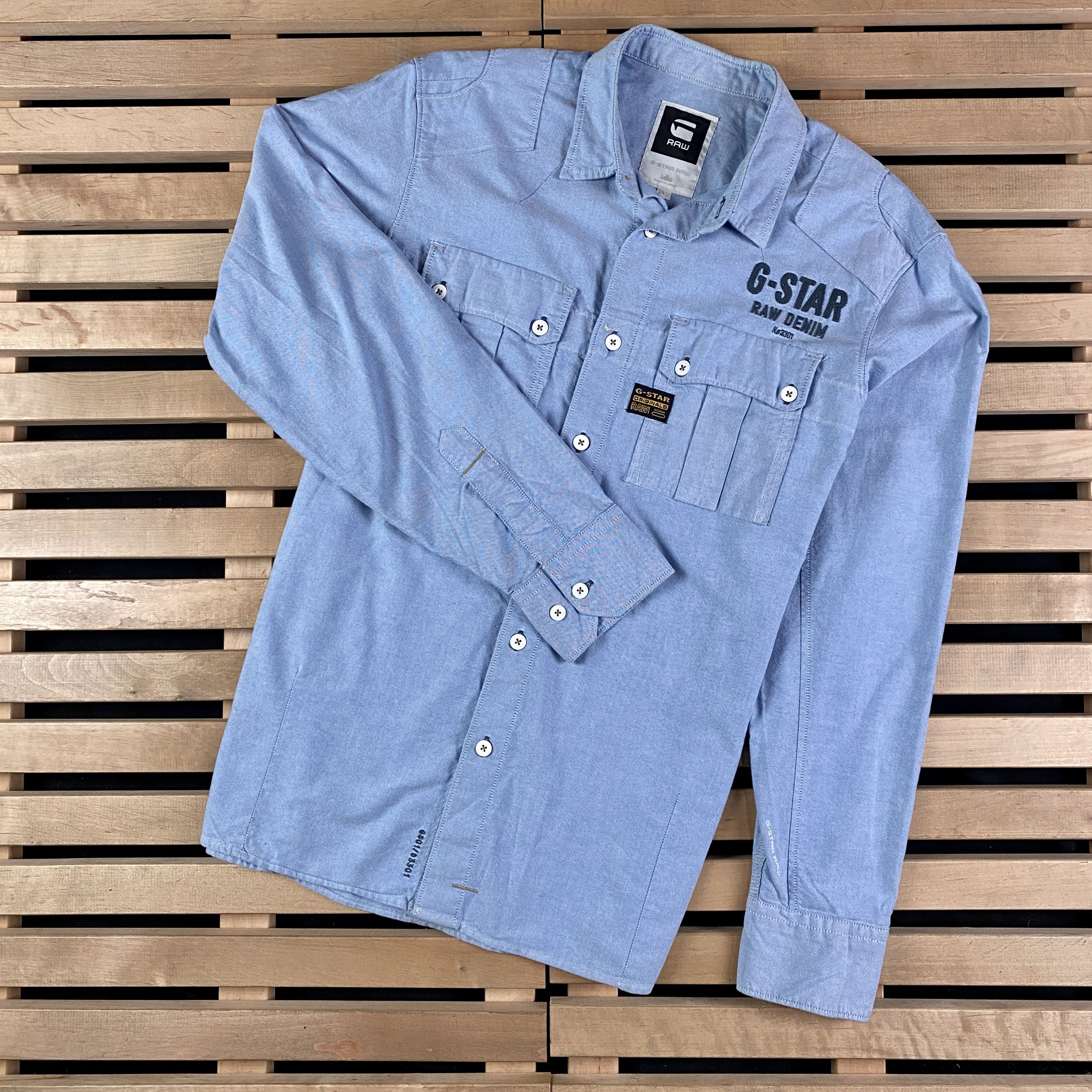G-Star Men’s Shirt Long Sleeve G-Star Raw Size L Size US L / EU 52-54 / 3 - 1 Thumbnail
