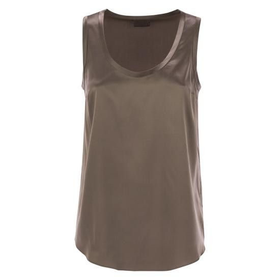 Brunello Cucinelli BRUNELLO CUCINELLI Women Tops M0C59E0600 BROWN Size S / US 4 / IT 40 - 1 Thumbnail