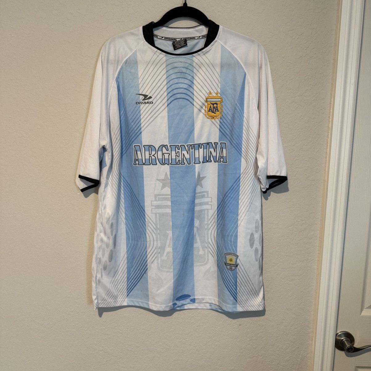 Other Vintage Argentina Soccer Jersey Kit Size US L / EU 52-54 / 3 - 1 Thumbnail