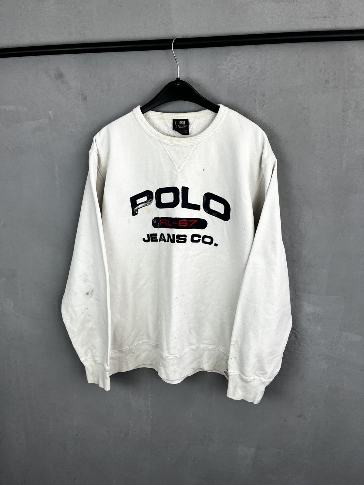 Polo Ralph Lauren Polo Ralph Lauren sweatshirt big logo vintage 90s Size US L / EU 52-54 / 3 - 4 Thumbnail