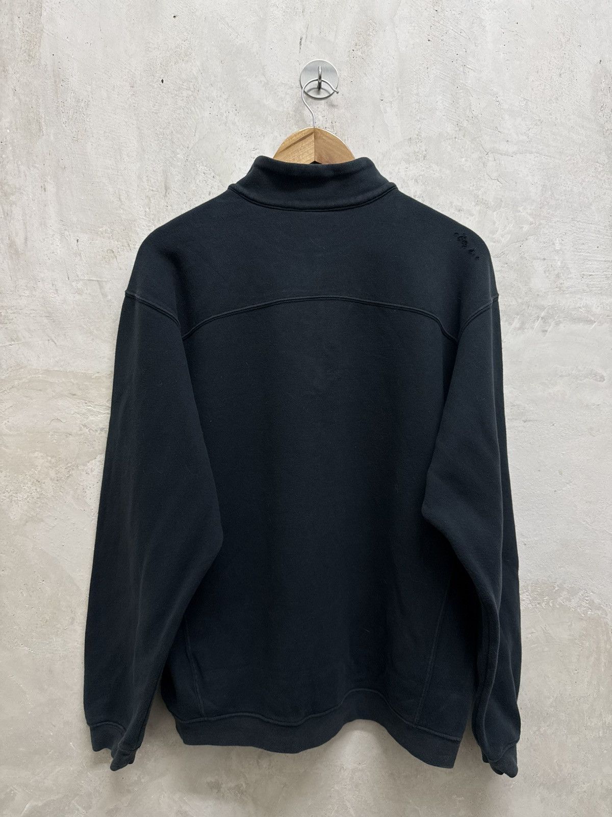 Nike 2000s Distressed Nike Half Zipper Sweatshirt Size US L / EU 52-54 / 3 - 3 Thumbnail