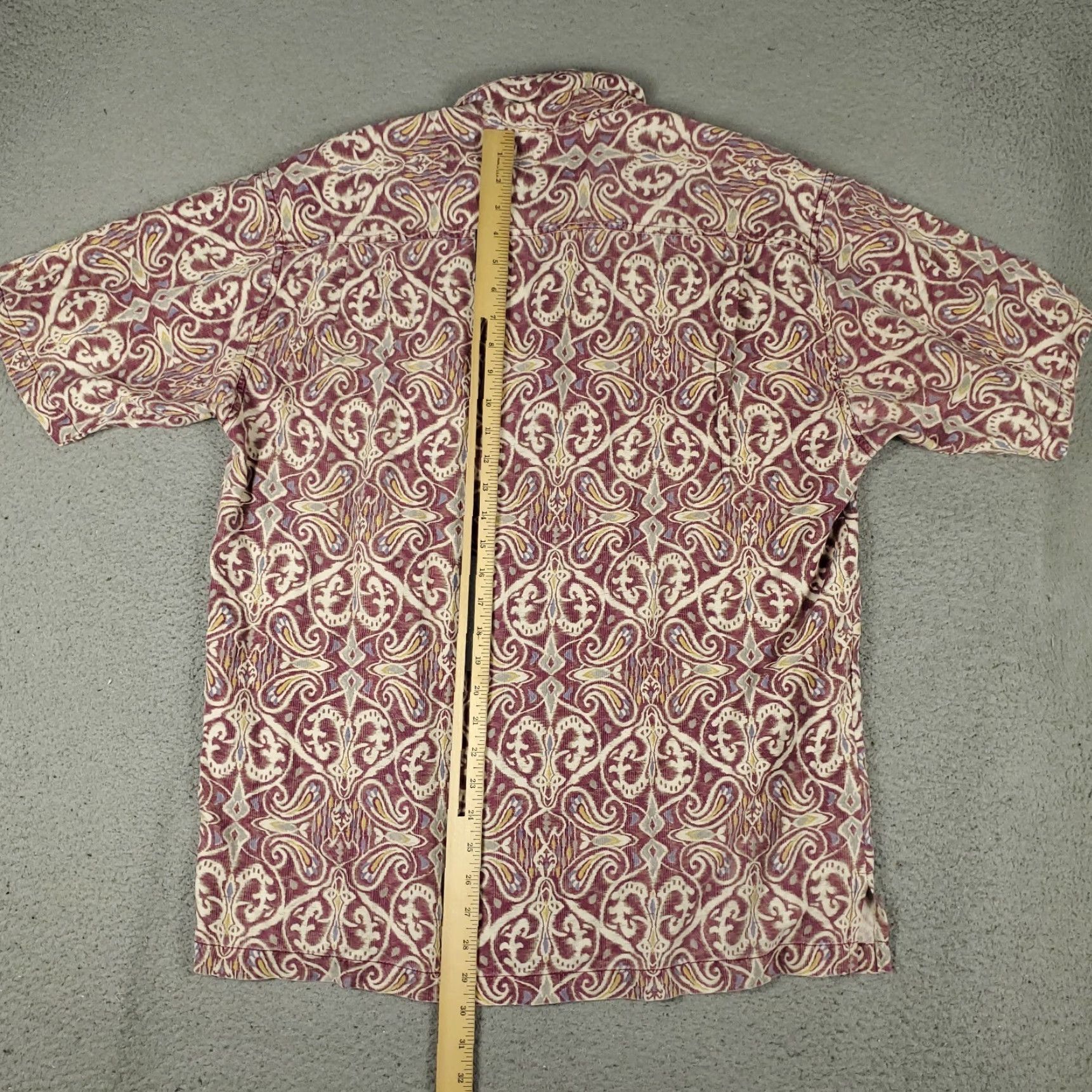 Tommy Bahama Tommy Bahama Shirt Mens XL Purple Silk Hawaiian Button-Up Shirt Size US XL / EU 56 / 4 - 4 Thumbnail