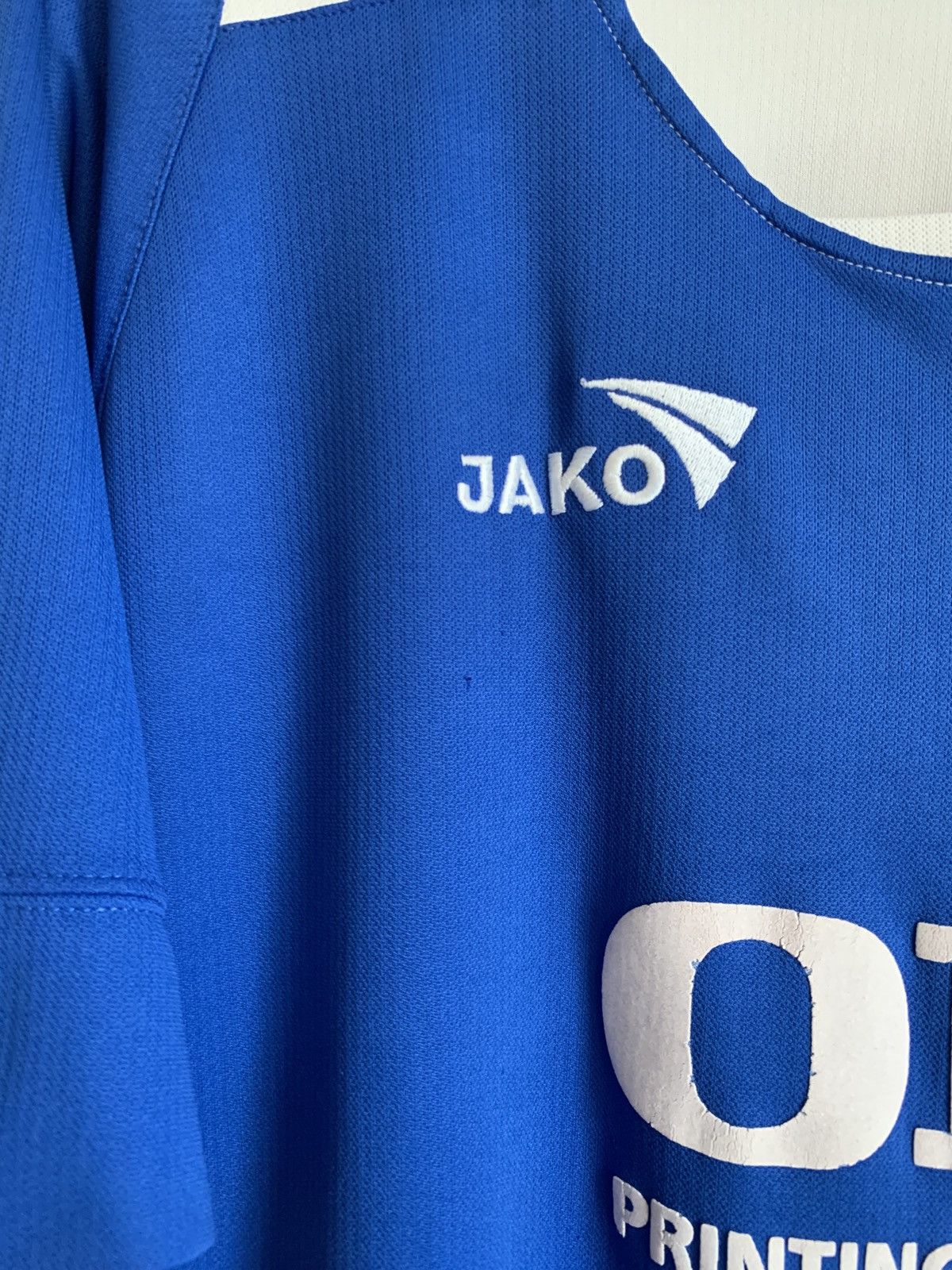 Vintage Portsmouth Home Football Shirt Jako Vintage Soccer Retro XL Size US XL / EU 56 / 4 - 6 Thumbnail