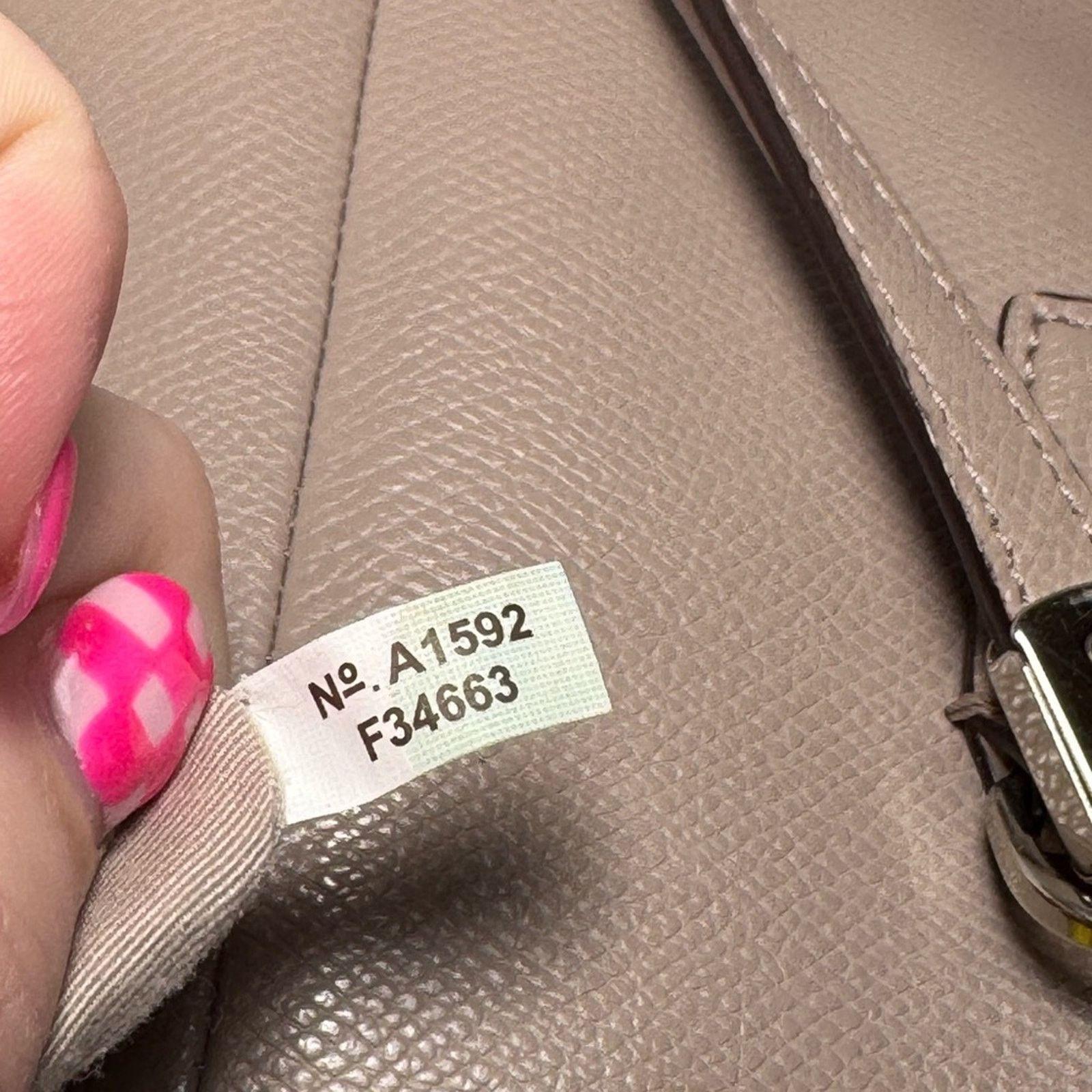 Coach Coach Minetta Crossgrain Leather Satchel/Crossbody Taupe Size ONE SIZE - 4 Thumbnail