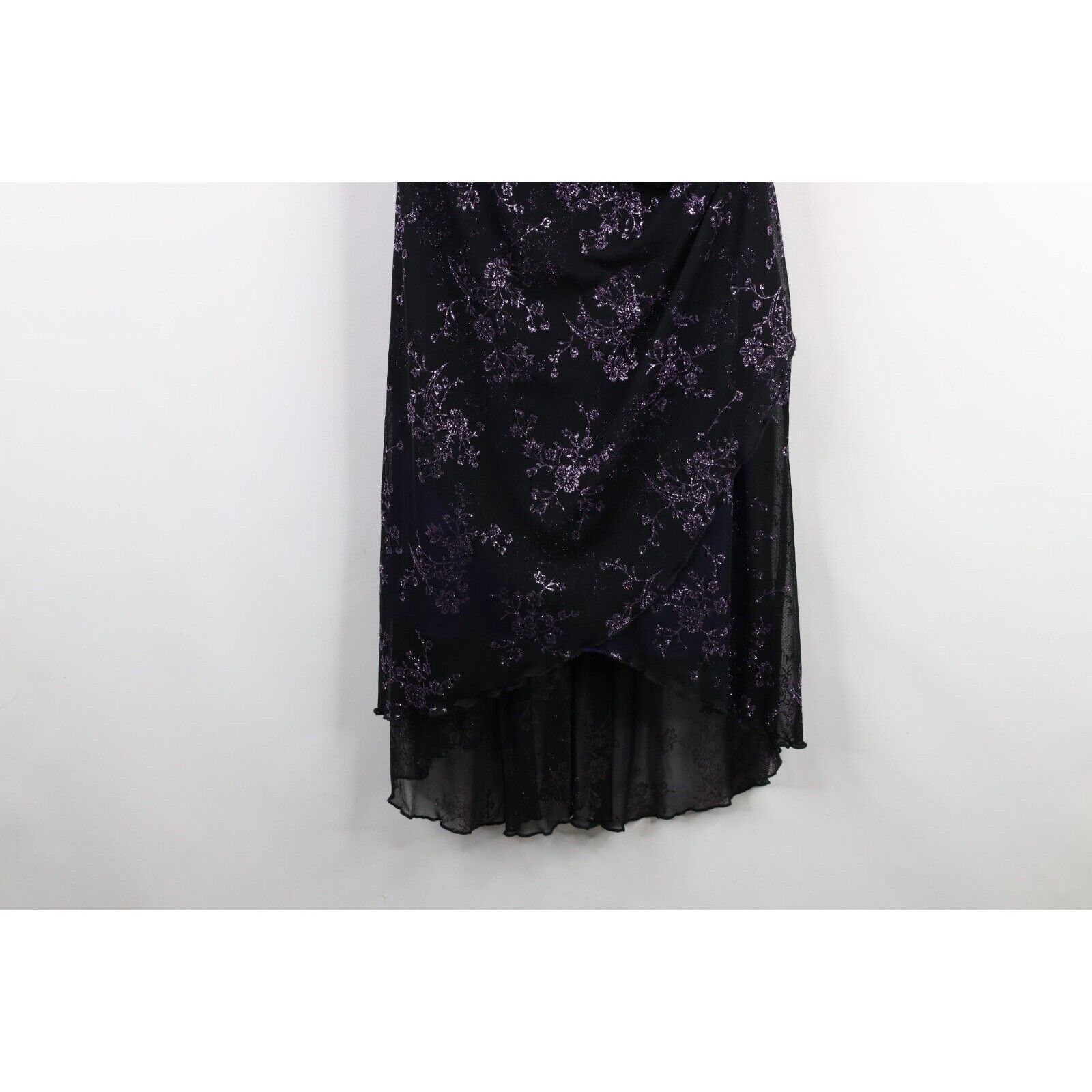 Vintage Vintage 90s Y2K Babydoll Flower Sheer Fairy Bella Dress Size M / US 6-8 / IT 42-44 - 4 Thumbnail