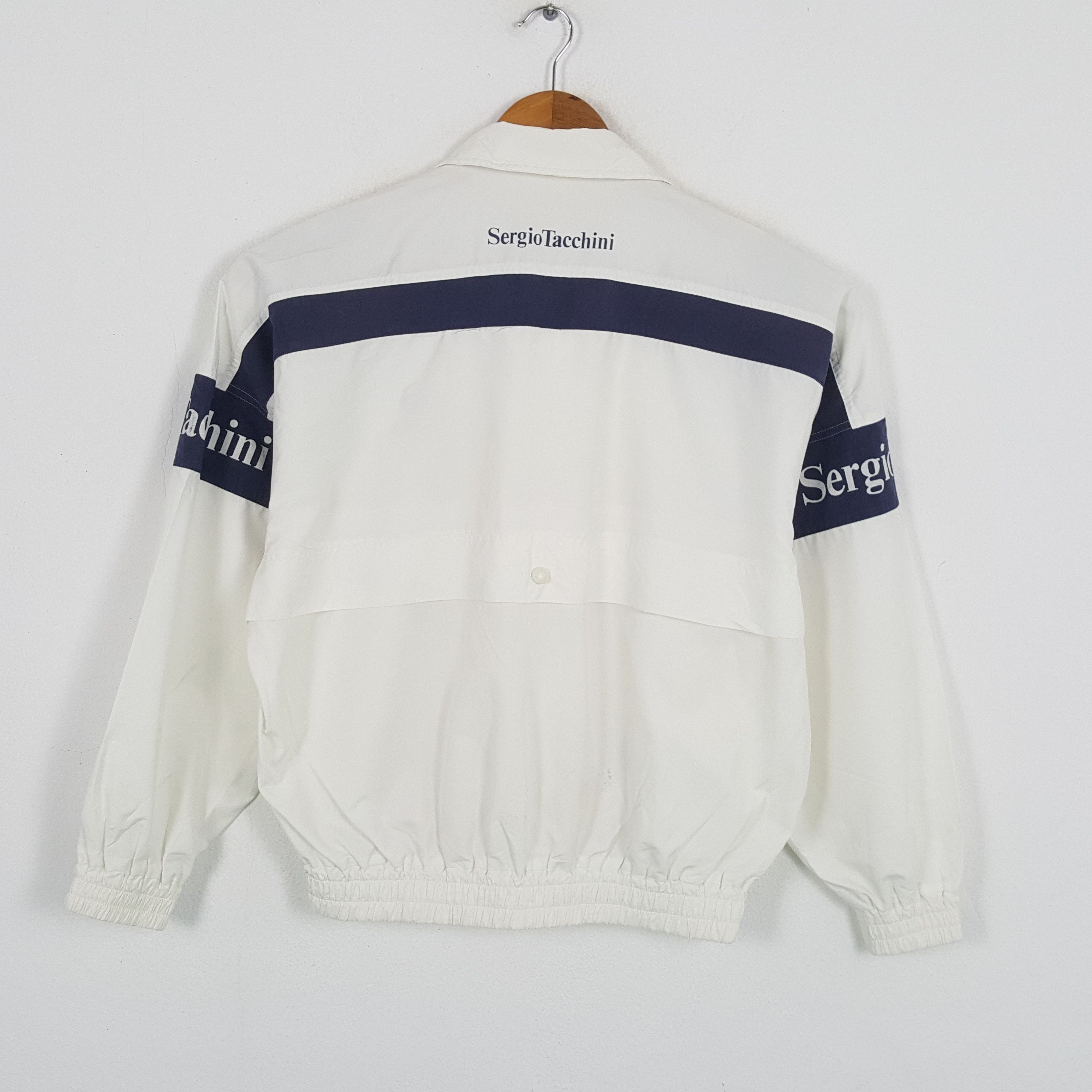Sergio Tacchini × Vintage Vintage SERGIO TACHINI Sportswear Streetwear Style Jacket Size US L / EU 52-54 / 3 - 3 Thumbnail
