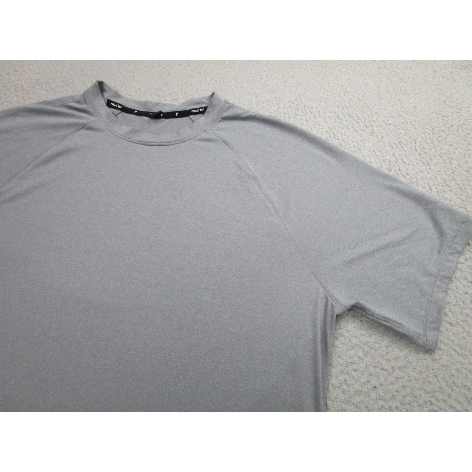 Vintage Public Rec Shirt Mens Large Gray Performance Raglan Crewneck Athletic Tee PROTX2 Size US L / EU 52-54 / 3 - 2 Thumbnail