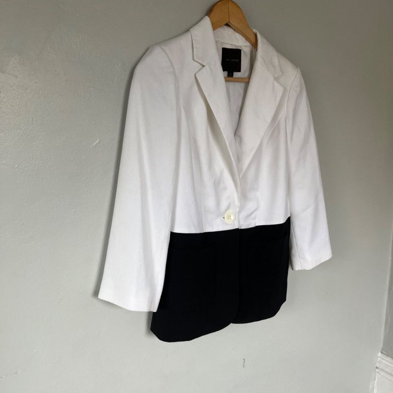 Designer The Limited Two-Tone Women's Blazer XS Size XS / US 0-2 / IT 36-38 - 9 Thumbnail