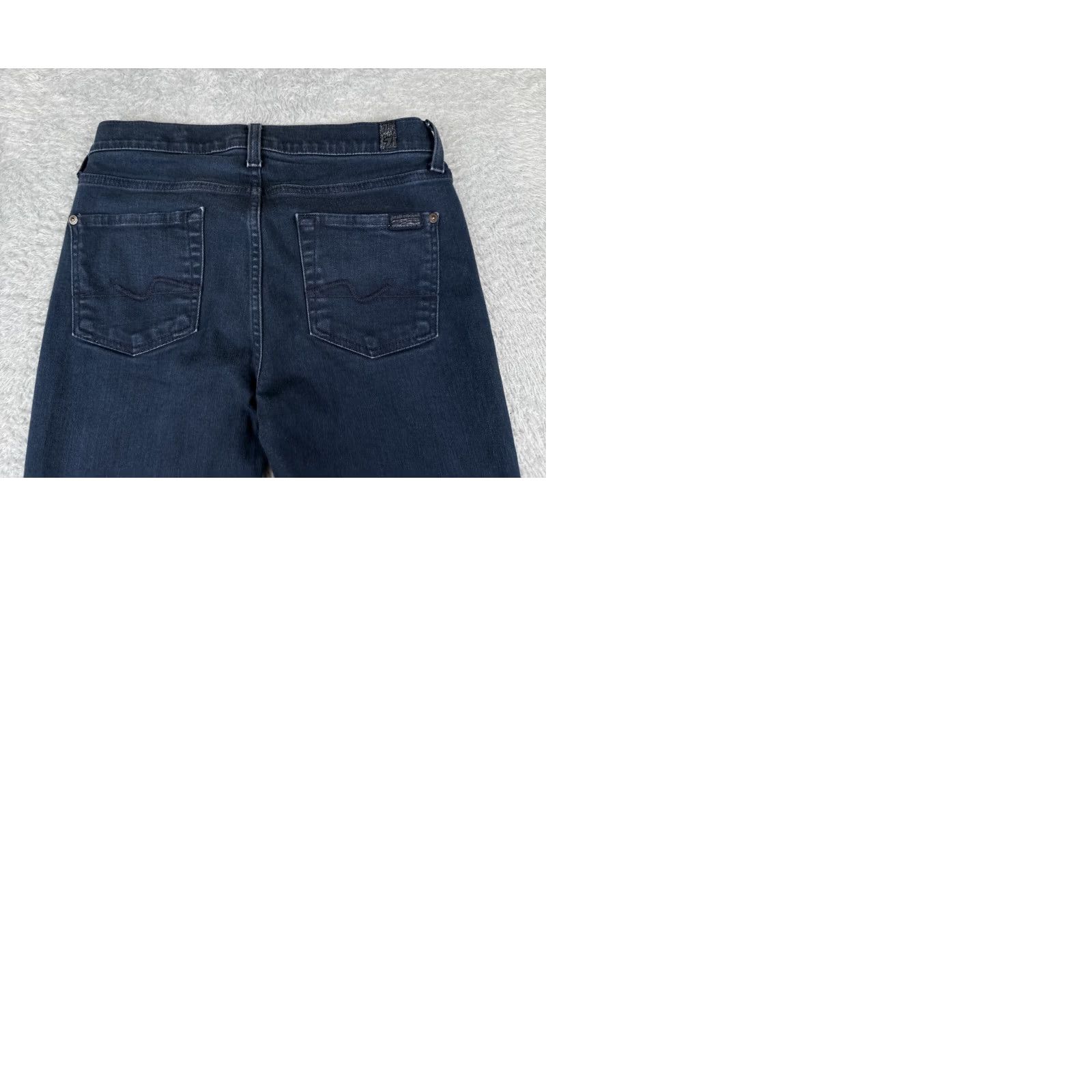 7 For All Mankind 7 For All Mankind Jeans Womens 26 Blue Denim Ankle Gwenevere Tapered 26x27 Size 26" / US 2 / IT 38 - 10 Thumbnail