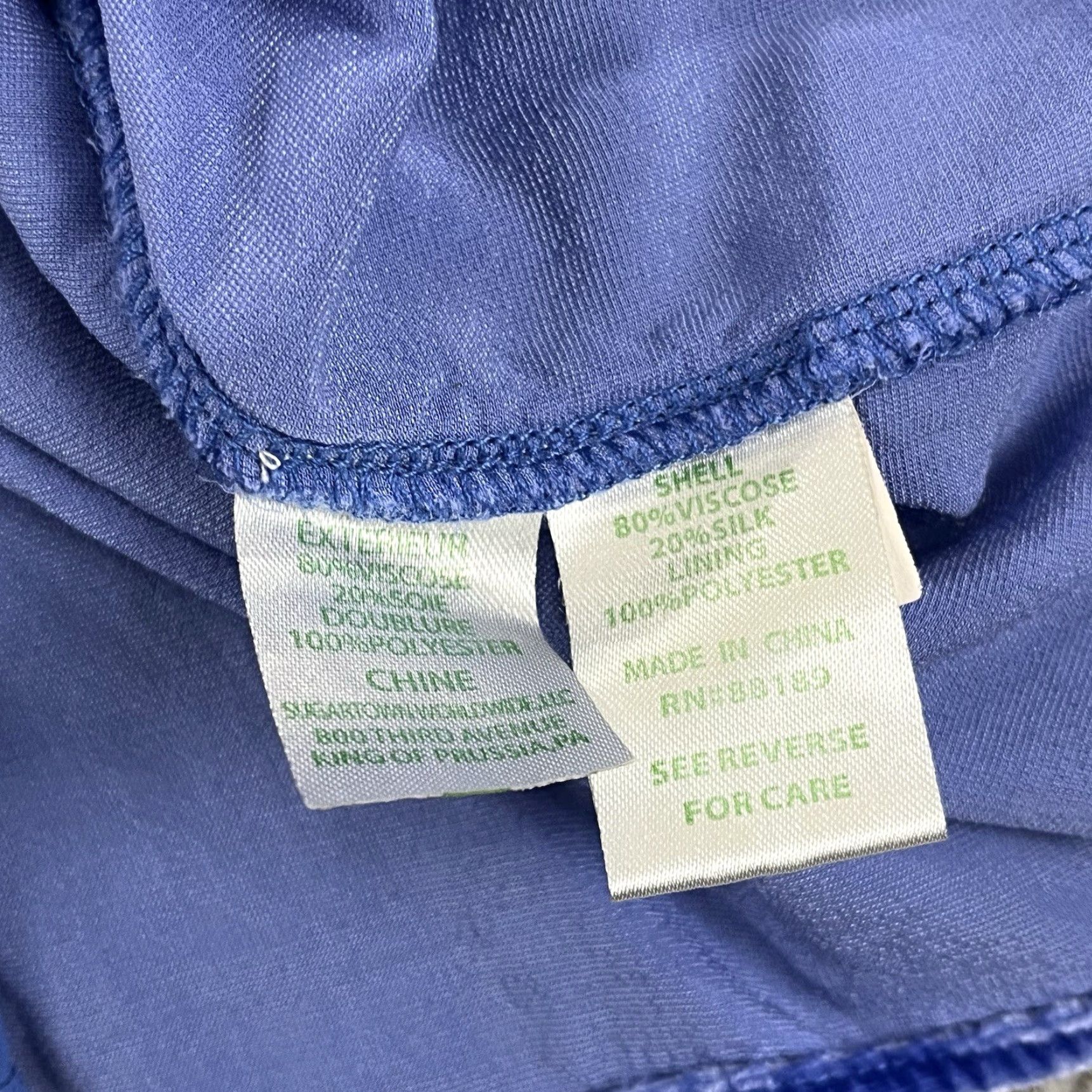 Lilly Pulitzer Lilly Pulitzer Shirt Womens Small Blue Dusk Velvet Top Night Silk Viscose Sleeveless Tank Size S / US 4 / IT 40 - 6 Thumbnail