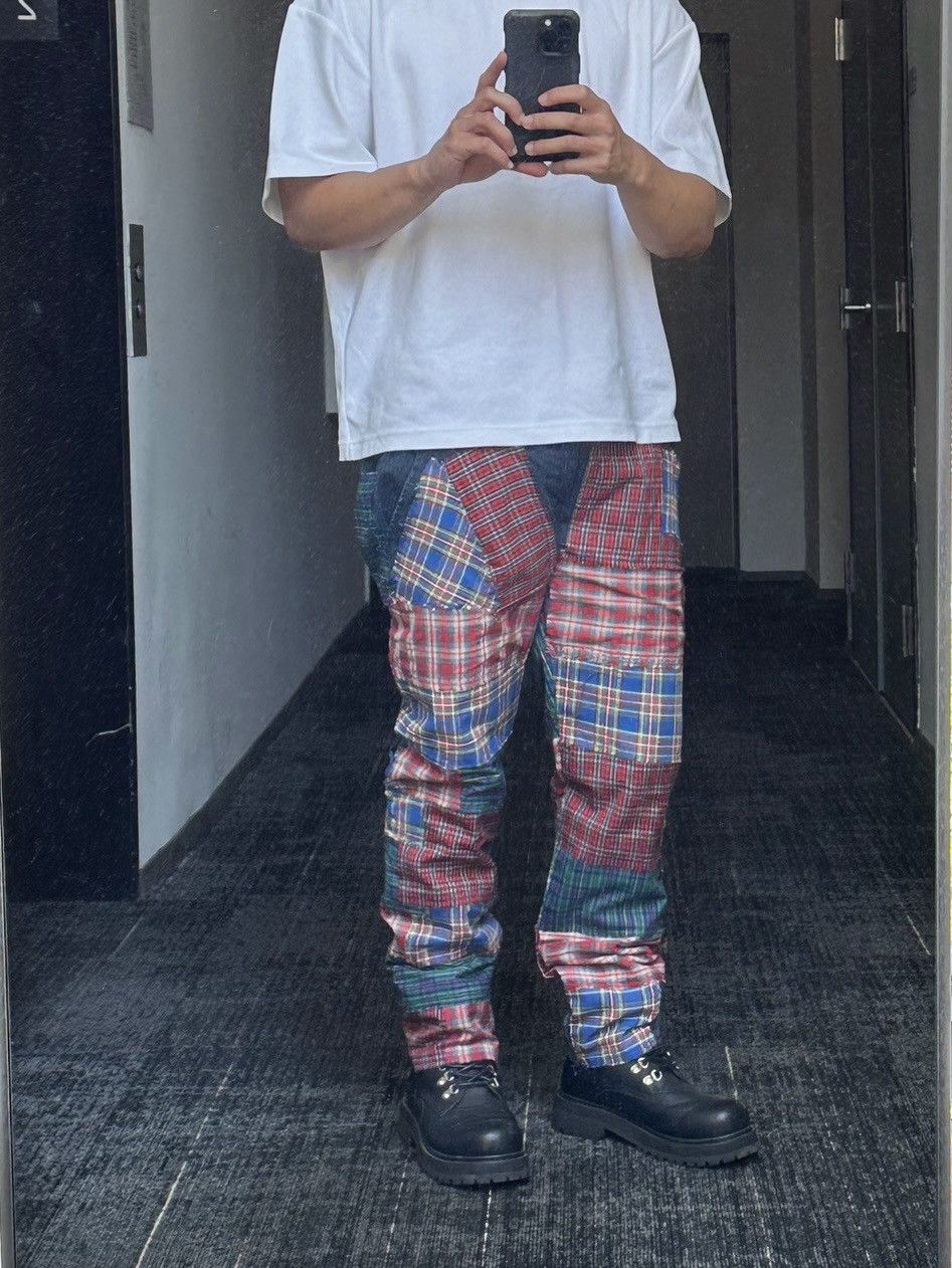 Japanese Brand × Vintage Patchwork Pant Size US 32 / EU 48 - 2 Thumbnail