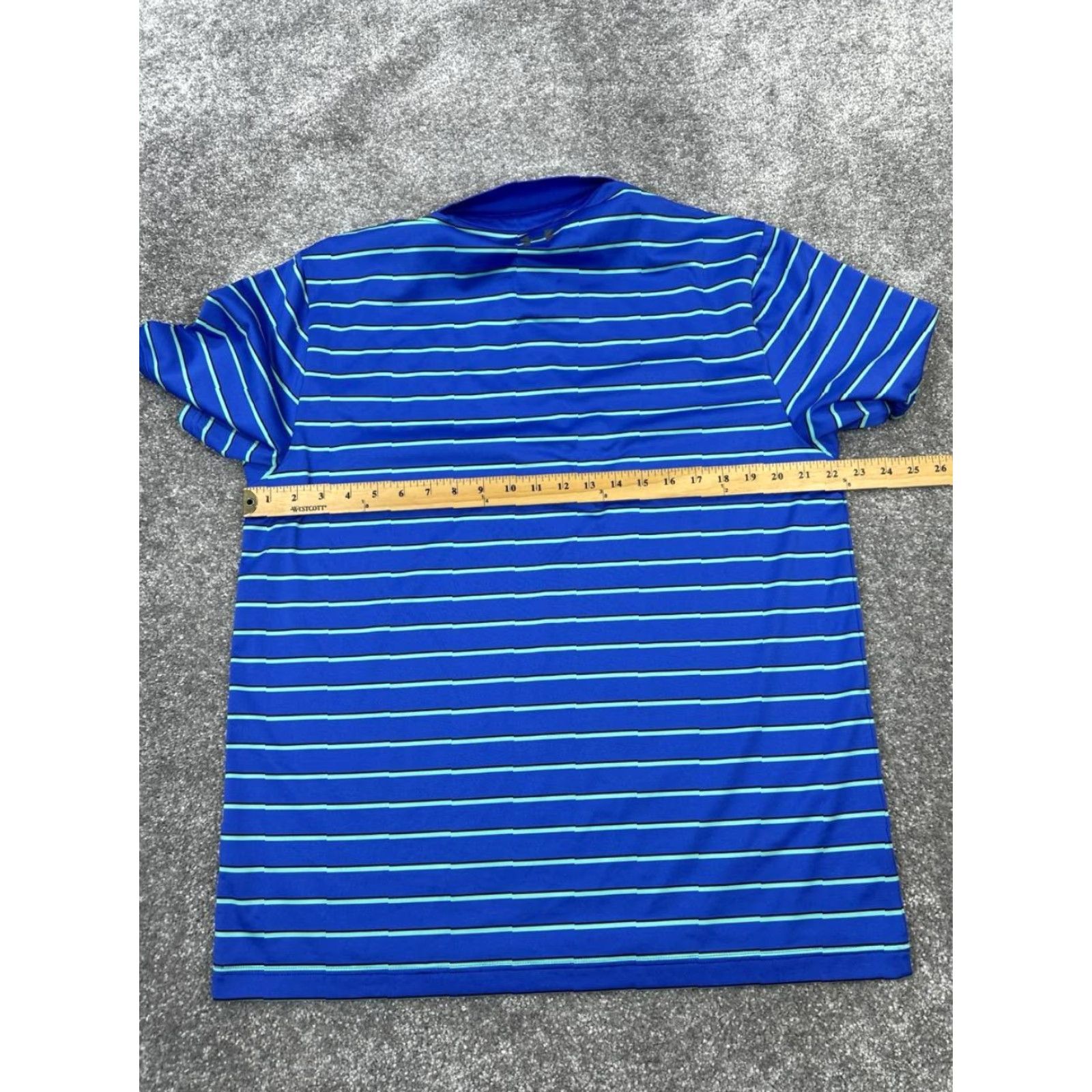 Under Armour Under Armour Polo Shirt Mens Large Blue HeatGear Golf Polo Shirt Mens Large Blue Green HeatGear Golf Size US L / EU 52-54 / 3 - 5 Thumbnail