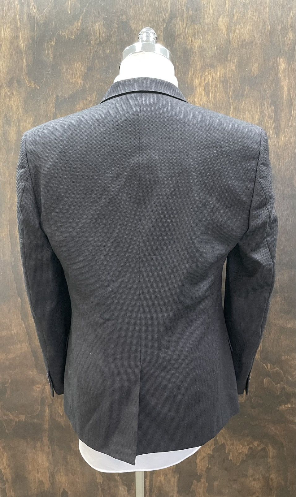 Versace Textured Peak Lapel 2-Button Suit Size 42R - 6 Thumbnail