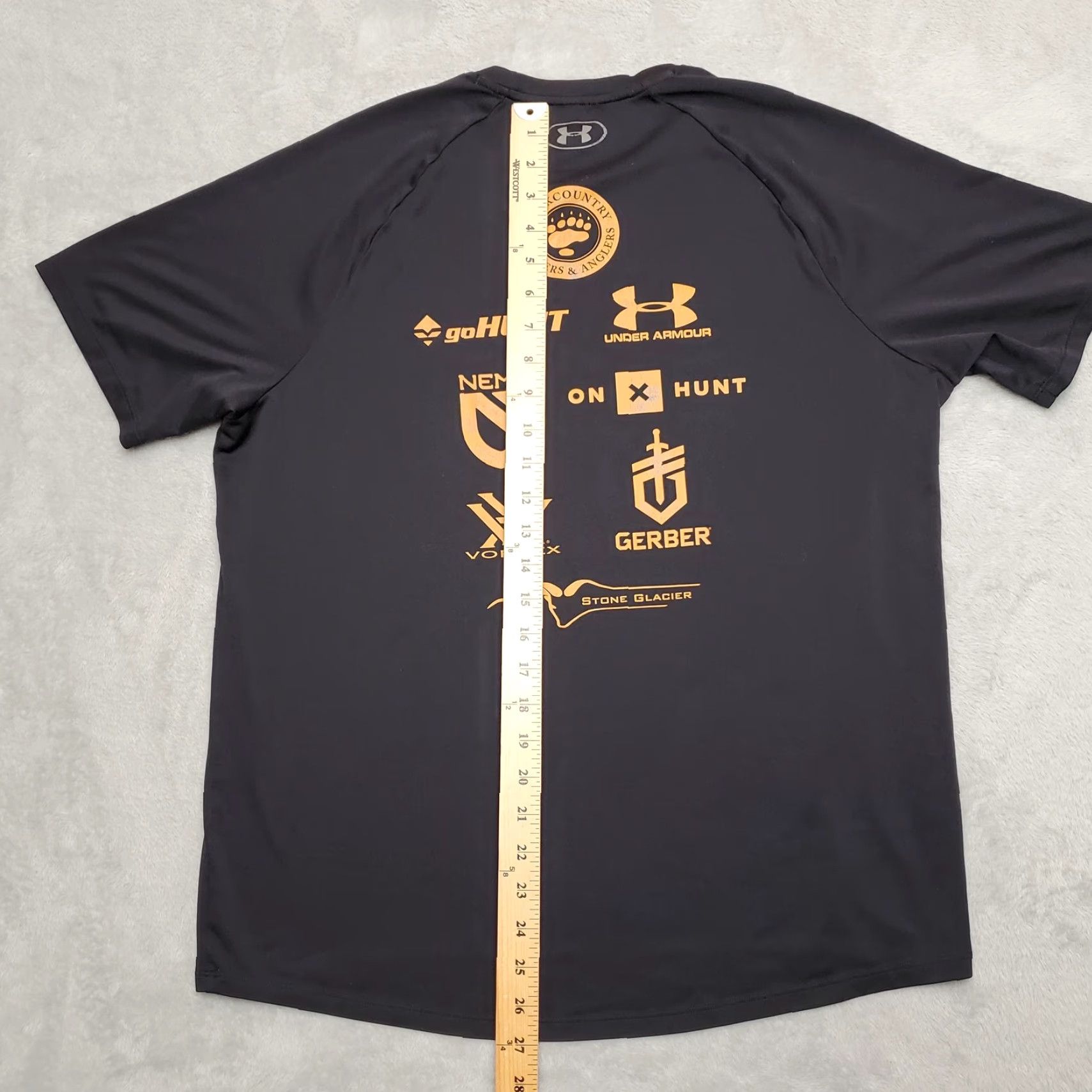 Under Armour Under Armour Shirt Men L Black Tech Tee Performance Stretch Hike Hunt Gerber Shirts Black Tech Tee Men L Size US L / EU 52-54 / 3 - 6 Thumbnail