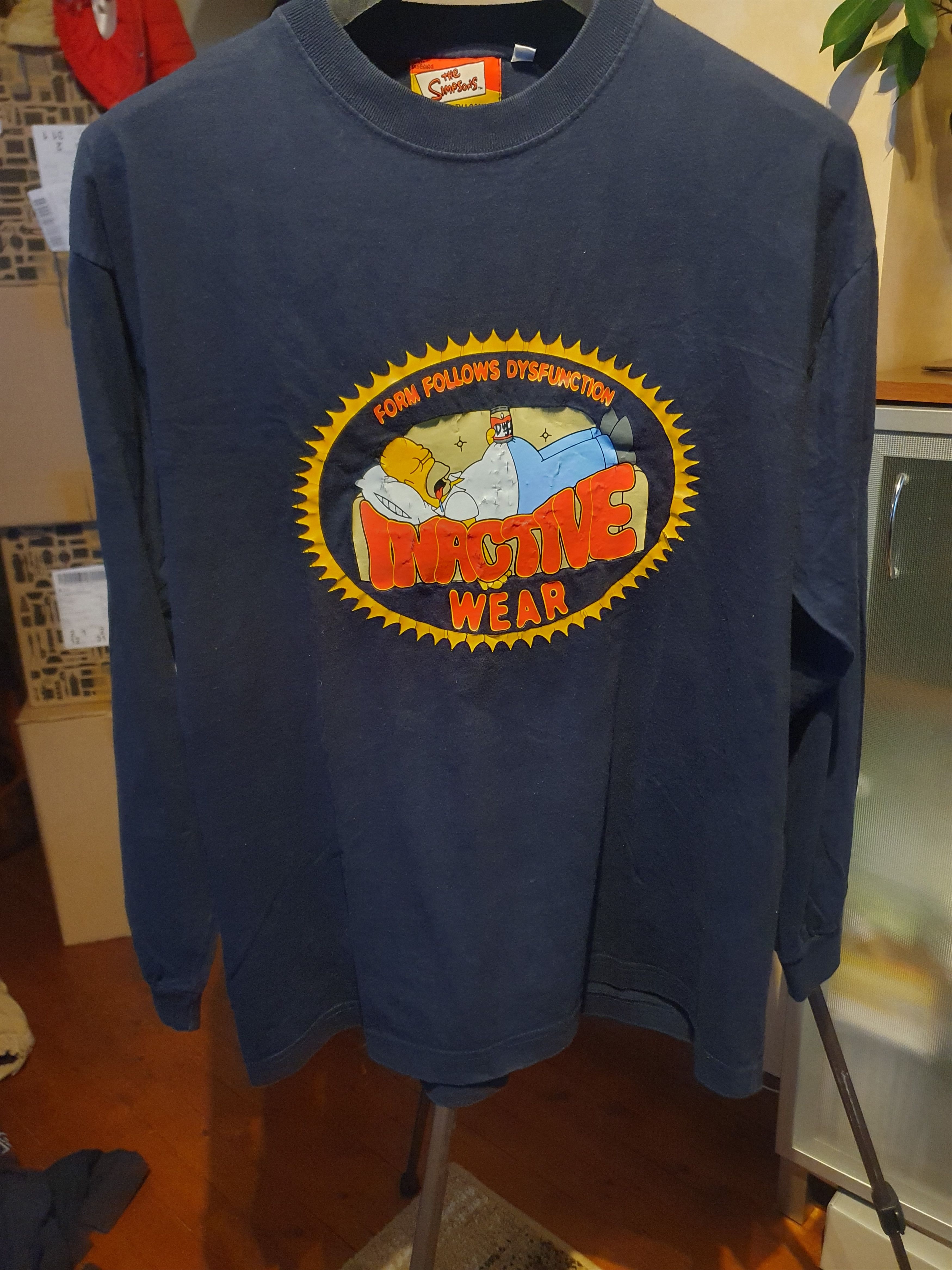 The Simpsons × Vintage The Simpsons Long Sleeve t-shirt Inactive Wear Vintage 2000 Size US M / EU 48-50 / 2 - 4 Thumbnail