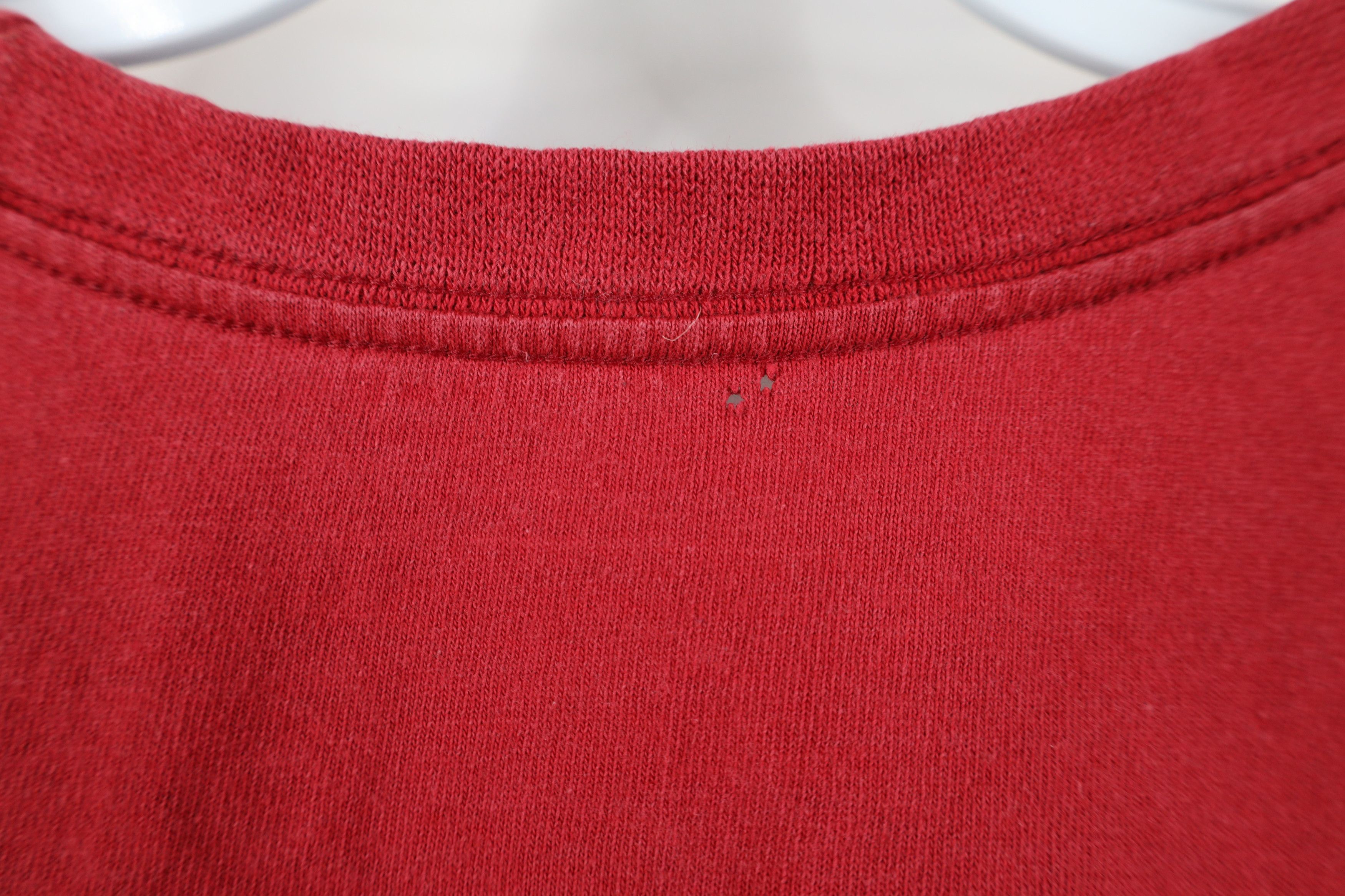 Nike Vintage Y2K Nike Travis Scott Big Swoosh Air T-Shirt Red Size US M / EU 48-50 / 2 - 11 Thumbnail