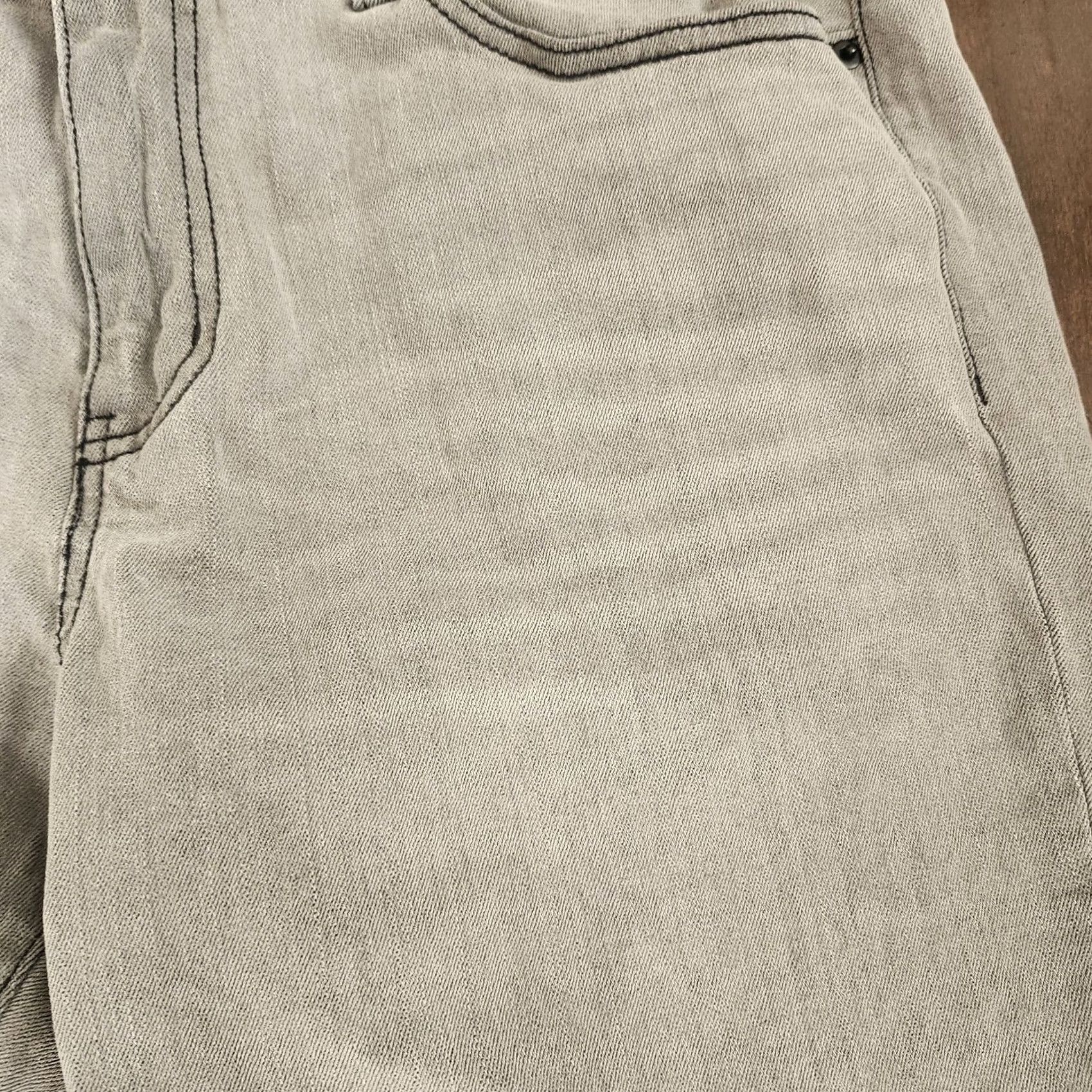 Denime NOVAMEN Gray Slim Fit Jeans Mens Size 36 Denim Pants City 5-Pocket Zip Button Inseam 30 Fall Spring Summer Regular Mens Size US 36 / EU 52 - 6 Thumbnail