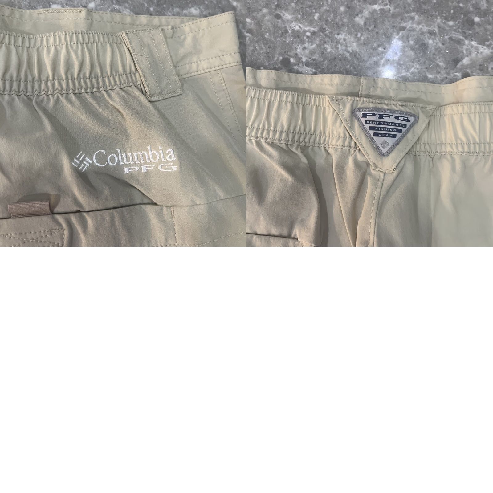 Vintage Columbia PFG Shorts Mens XL Brown 8" Inseam Pockets Outdoor Casual Logo NYLON Bre breathable Pockets (8") Size US 36 / EU 52 - 8 Thumbnail