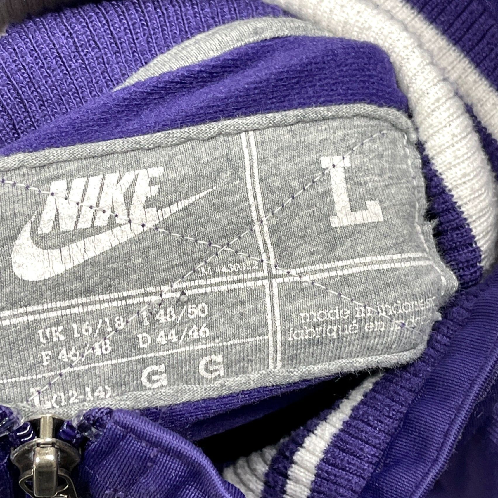 Nike Nike UW University Washington Jacket Women L Purple White Huskies Full Zip STAIN Size L / US 10 / IT 46 - 6 Thumbnail