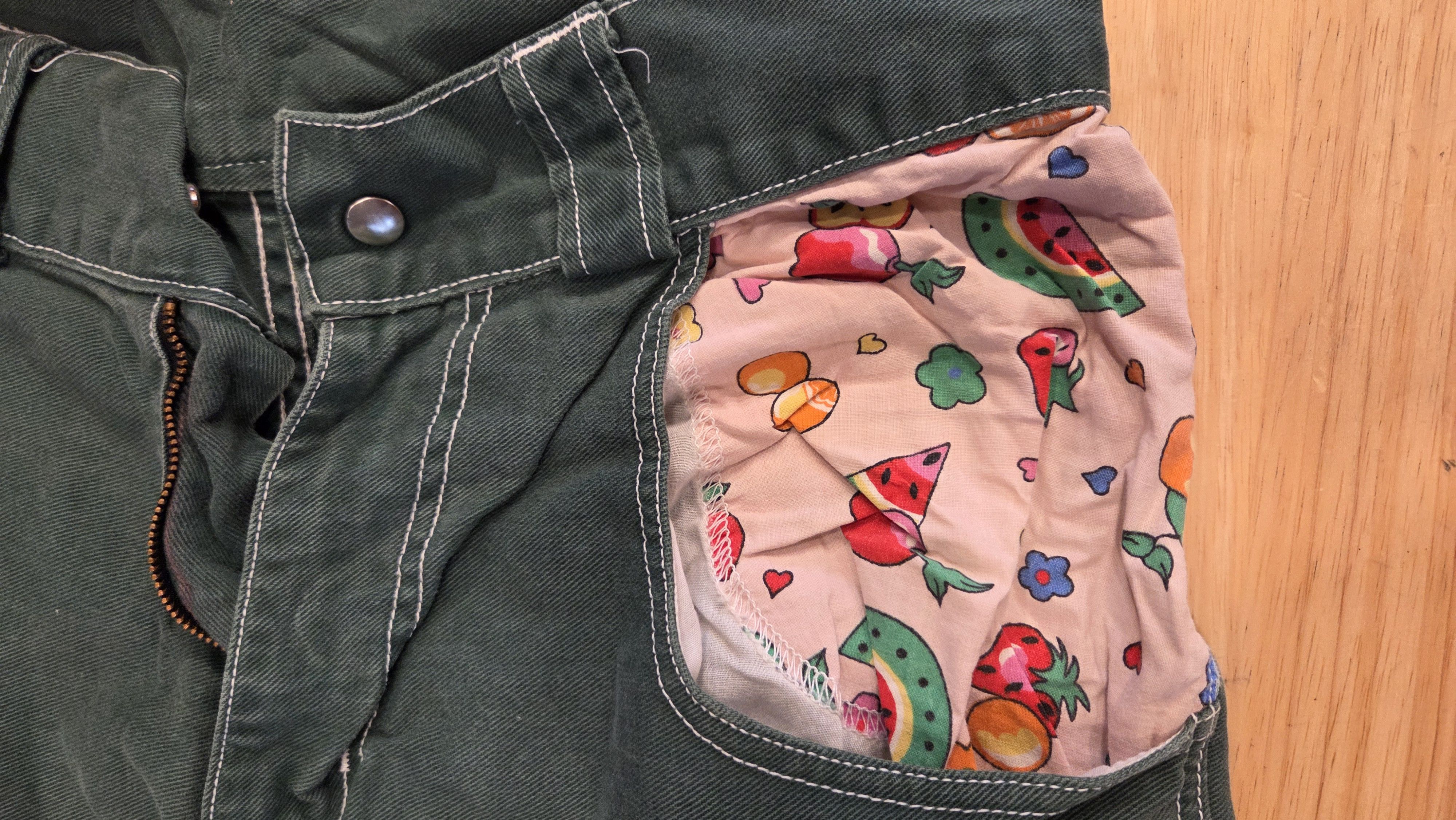 Other Vintage Mom and Me 1990s Raver Jeans Size 33" - 6 Thumbnail