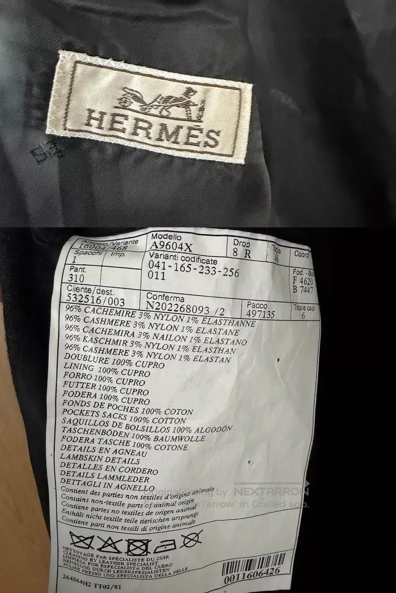 Hermes Hermes Autumn and Spring Cashmere Casual Jacket Size US S / EU 44-46 / 1 - 7 Thumbnail