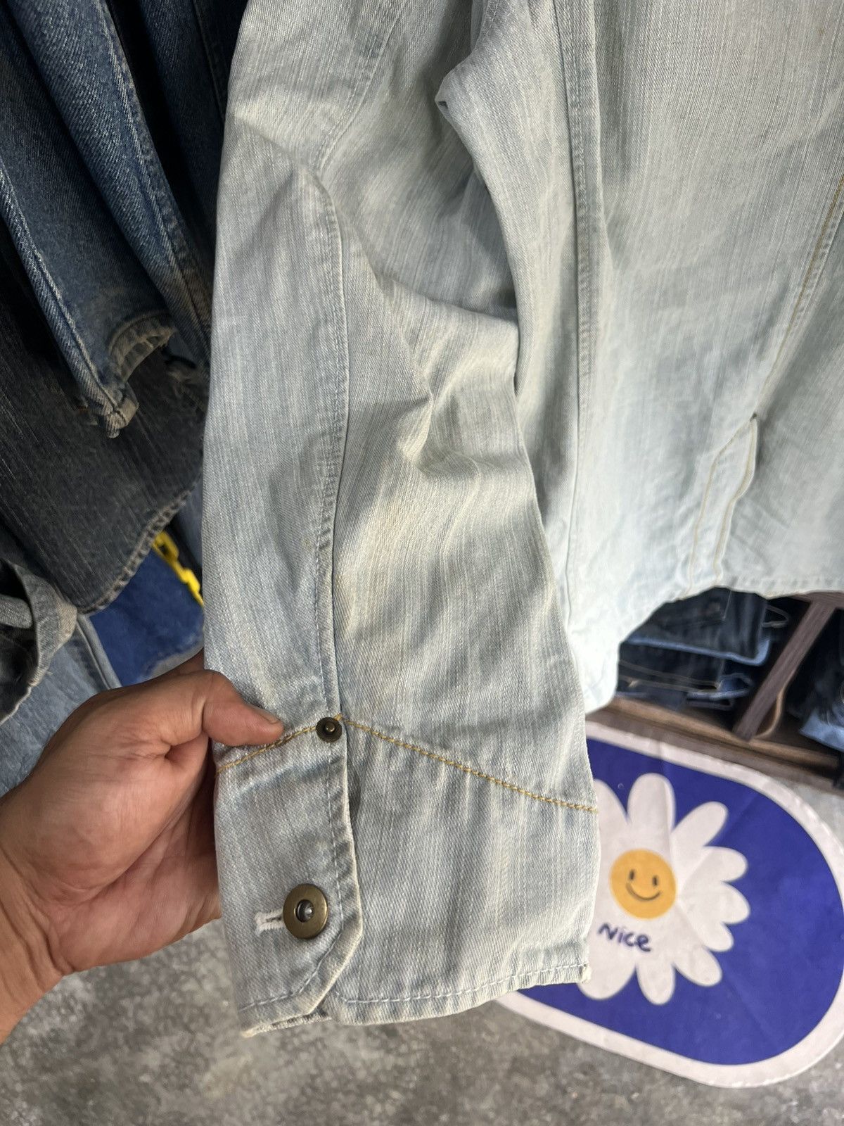 Japanese Brand 🔥Vintage Open Dich Union Made Denim Chore Jacket Size US M / EU 48-50 / 2 - 15 Thumbnail